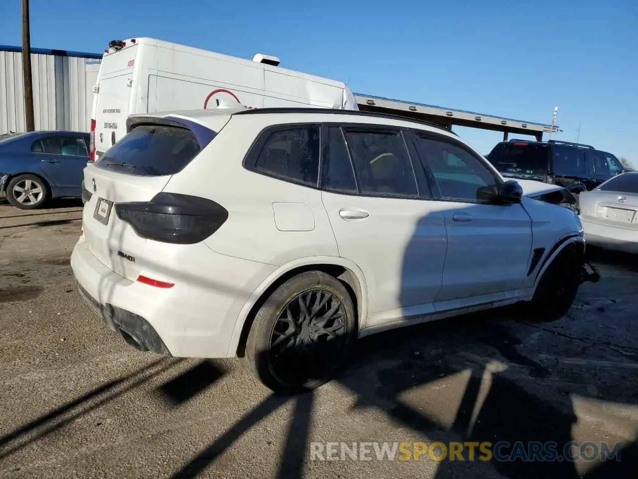 3 fotografías del automóvil dañado 5UXTY9C05M9F39805 BMW X3 2021