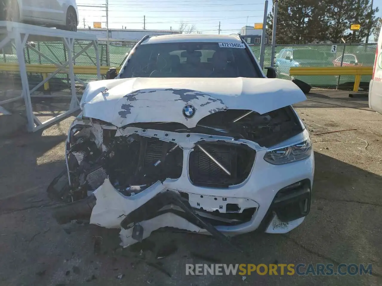 5 fotografías del automóvil dañado 5UXTY9C05M9F39805 BMW X3 2021