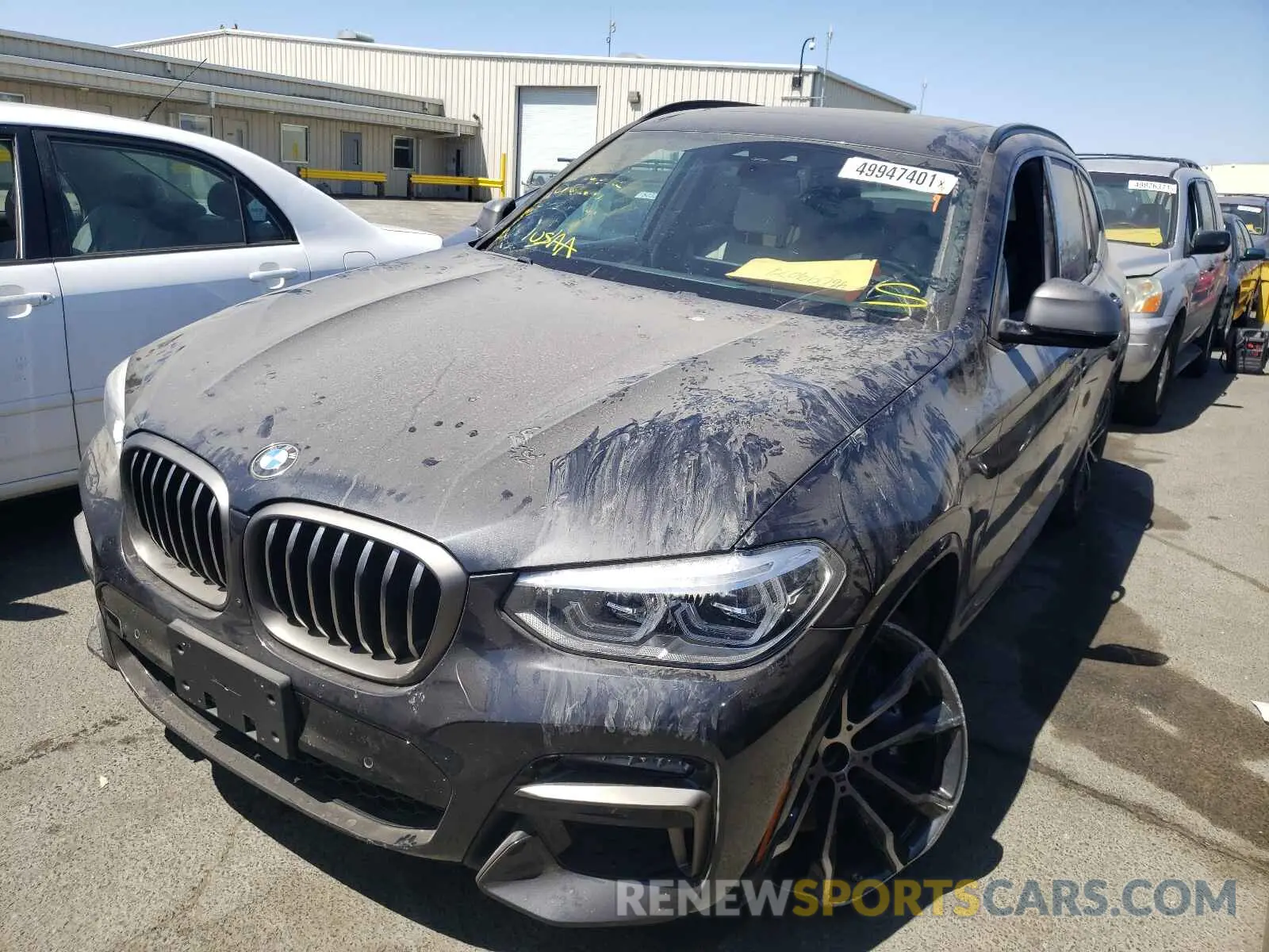 2 fotografías del automóvil dañado 5UXTY9C05M9F41635 BMW X3 2021
