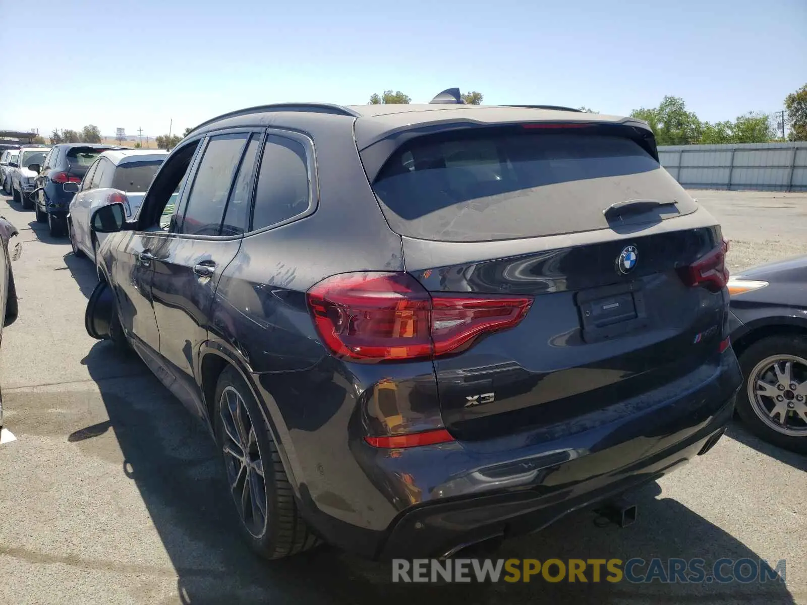 3 fotografías del automóvil dañado 5UXTY9C05M9F41635 BMW X3 2021