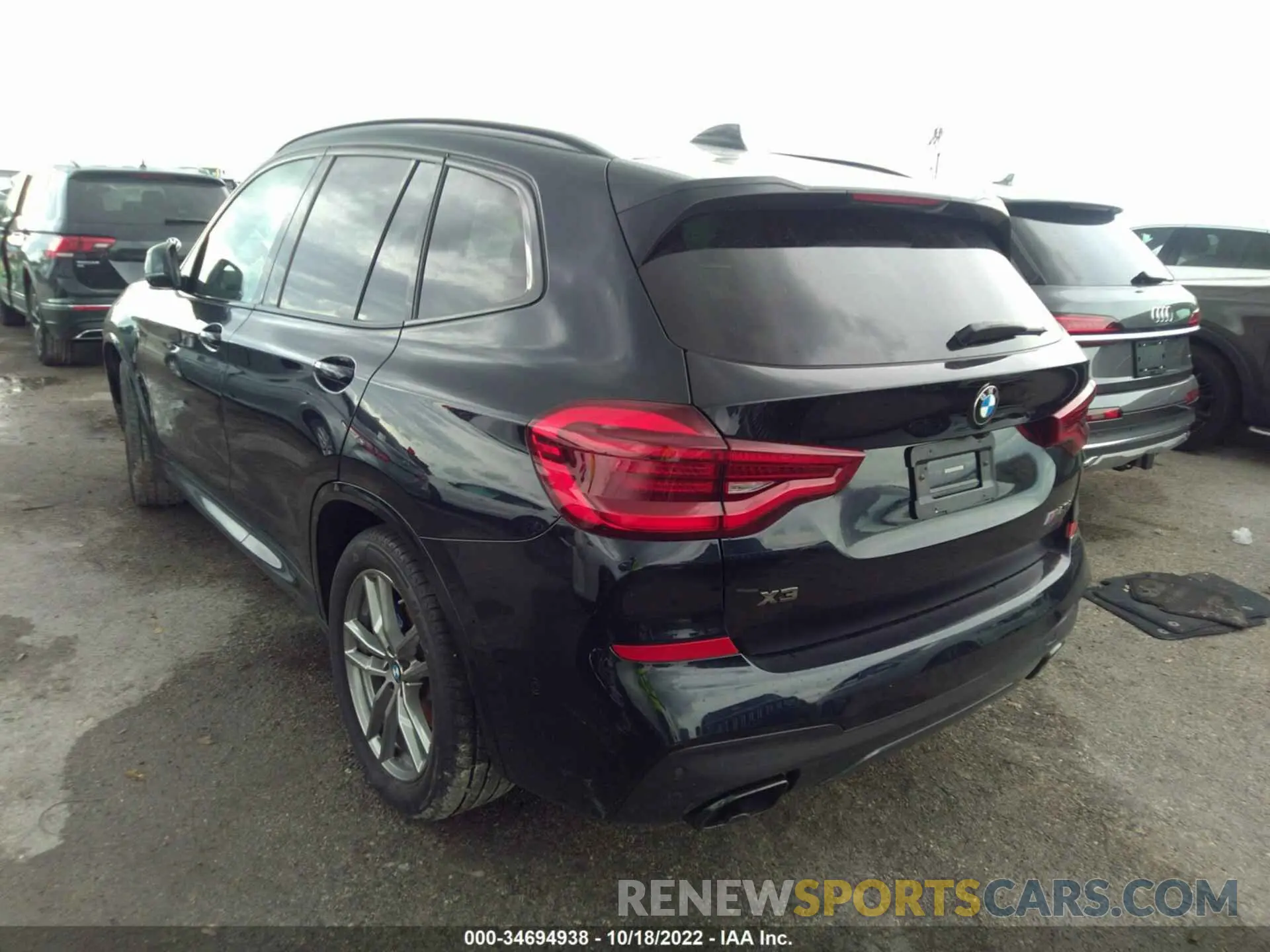 3 fotografías del automóvil dañado 5UXTY9C06M9E63365 BMW X3 2021
