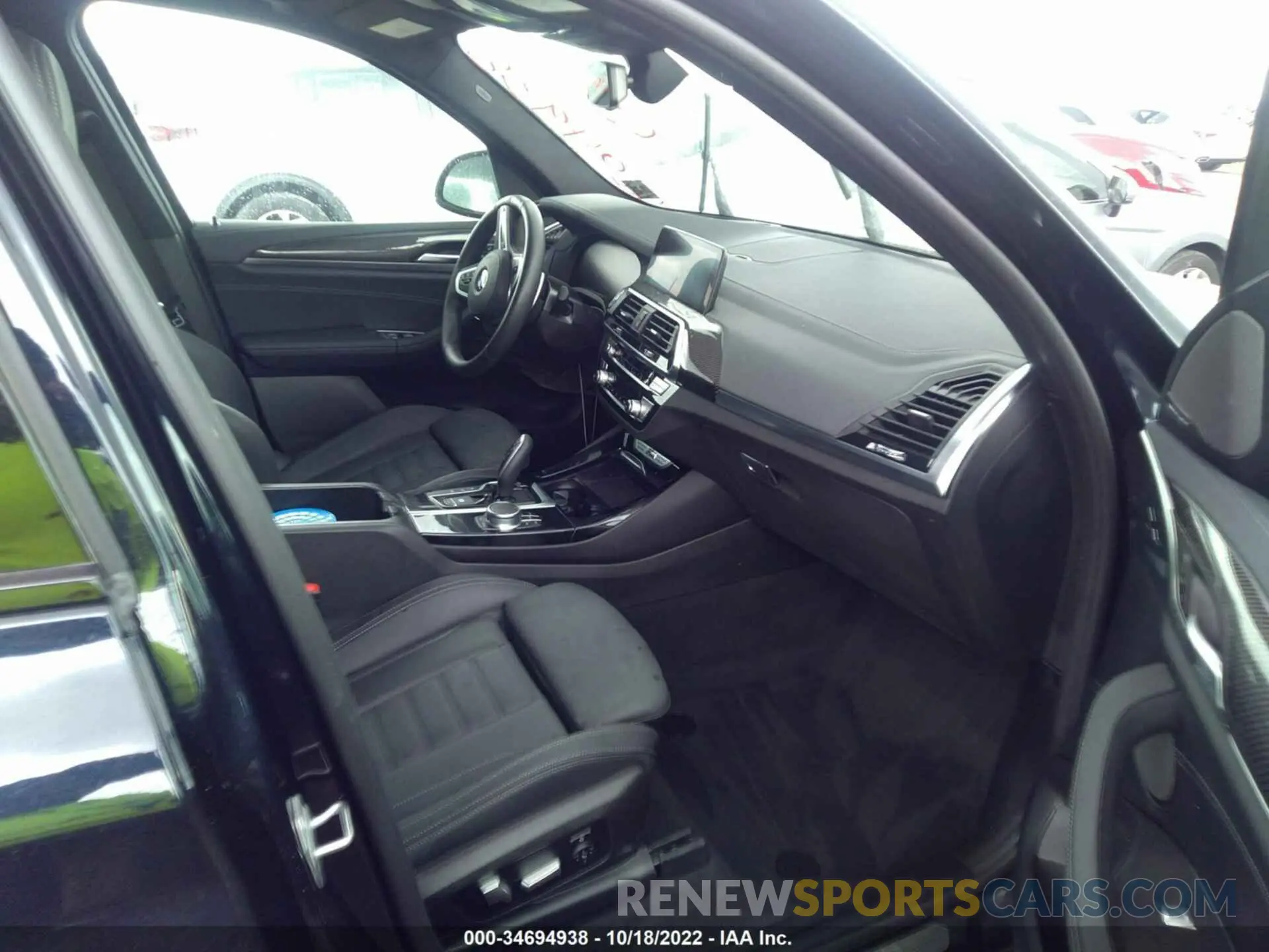 5 fotografías del automóvil dañado 5UXTY9C06M9E63365 BMW X3 2021