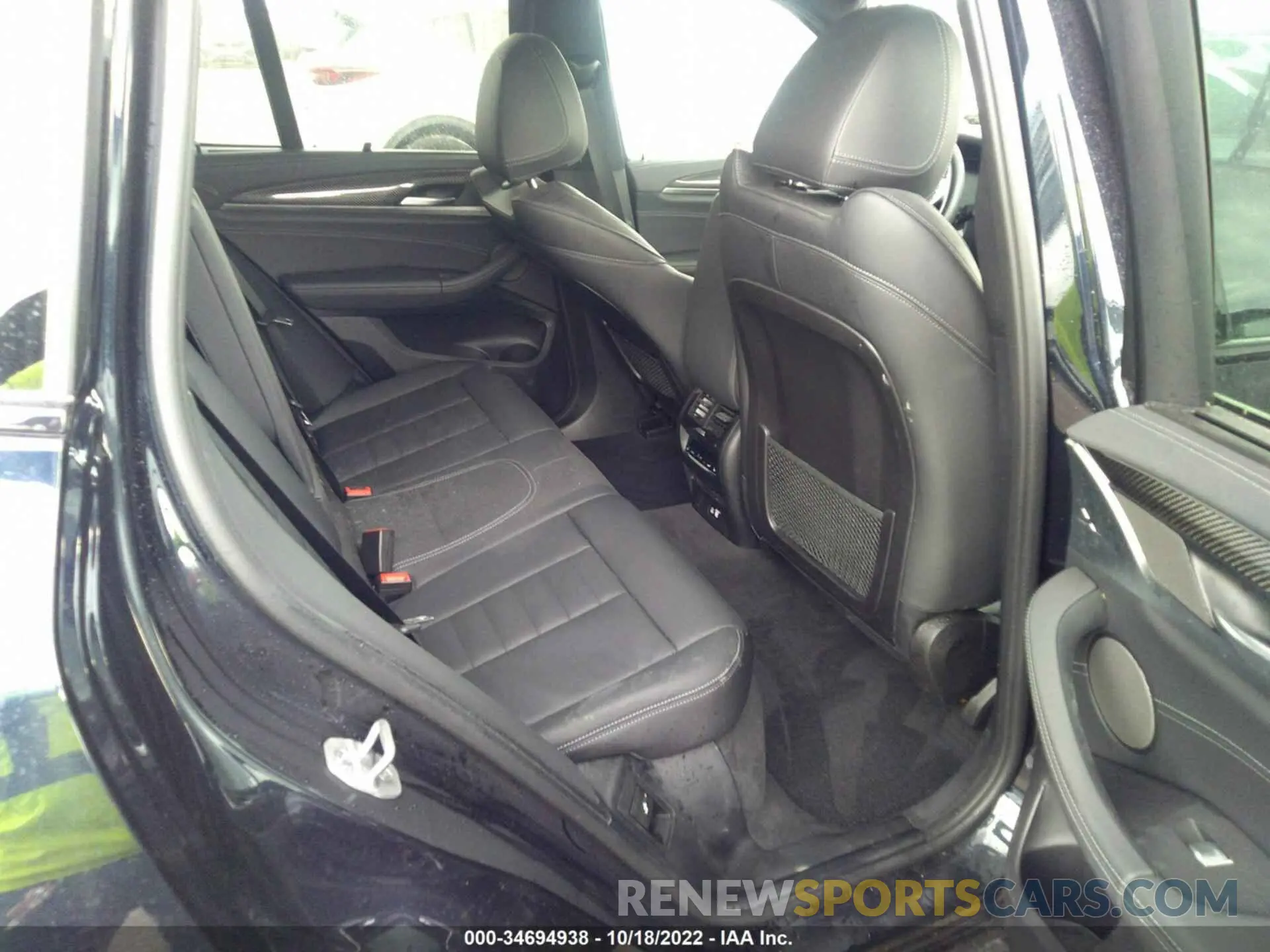 8 fotografías del automóvil dañado 5UXTY9C06M9E63365 BMW X3 2021