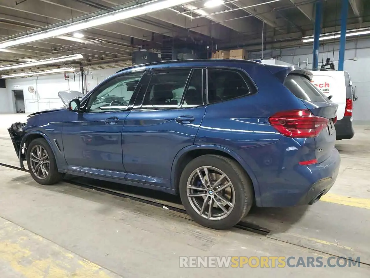 2 fotografías del automóvil dañado 5UXTY9C06M9F46567 BMW X3 2021