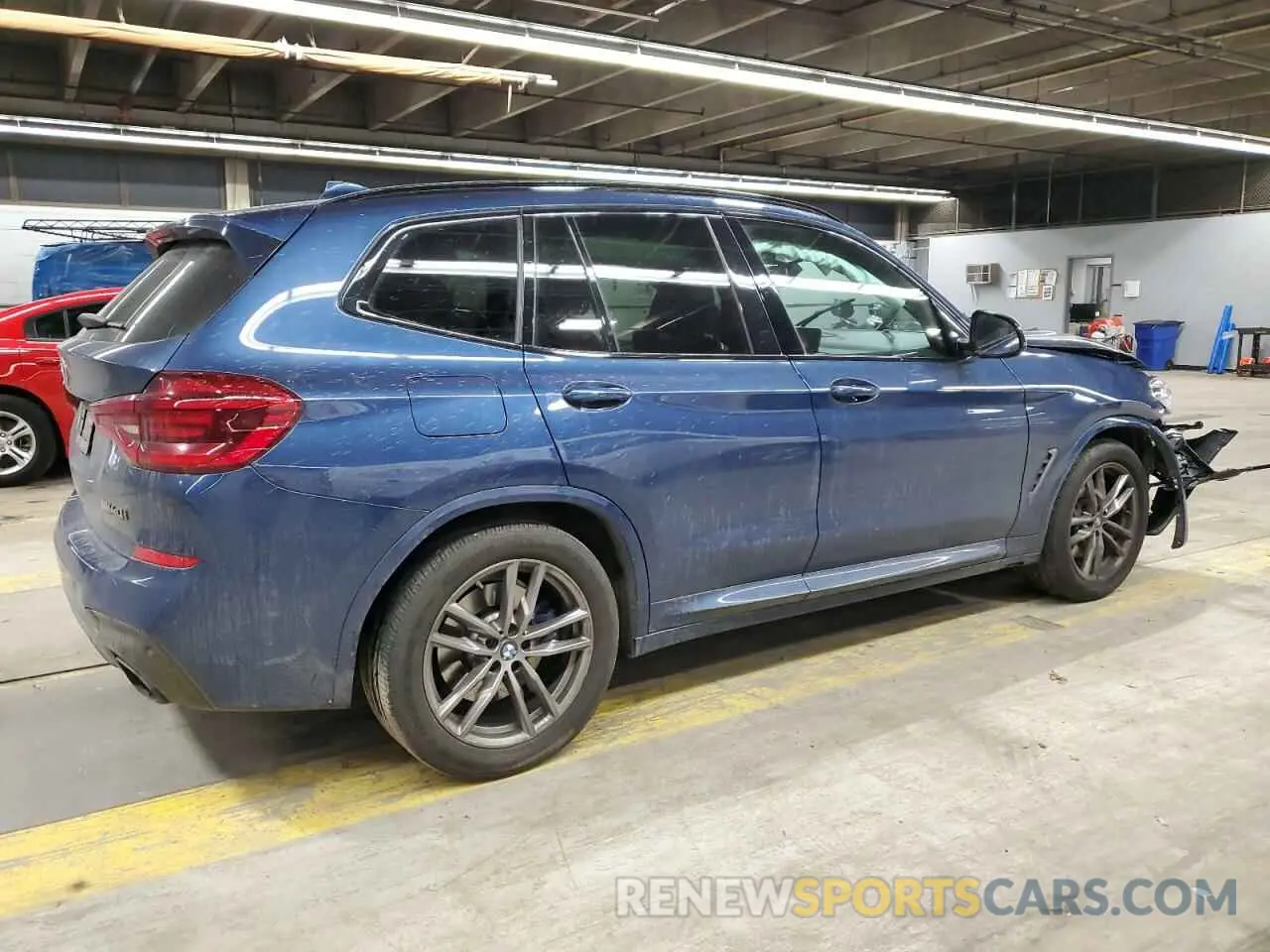 3 fotografías del automóvil dañado 5UXTY9C06M9F46567 BMW X3 2021