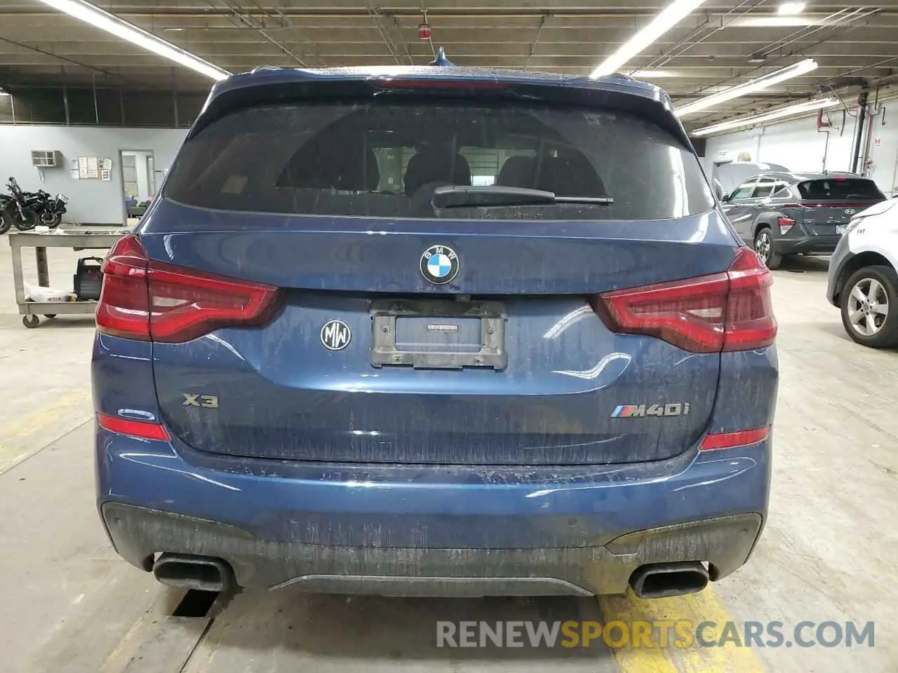 6 fotografías del automóvil dañado 5UXTY9C06M9F46567 BMW X3 2021