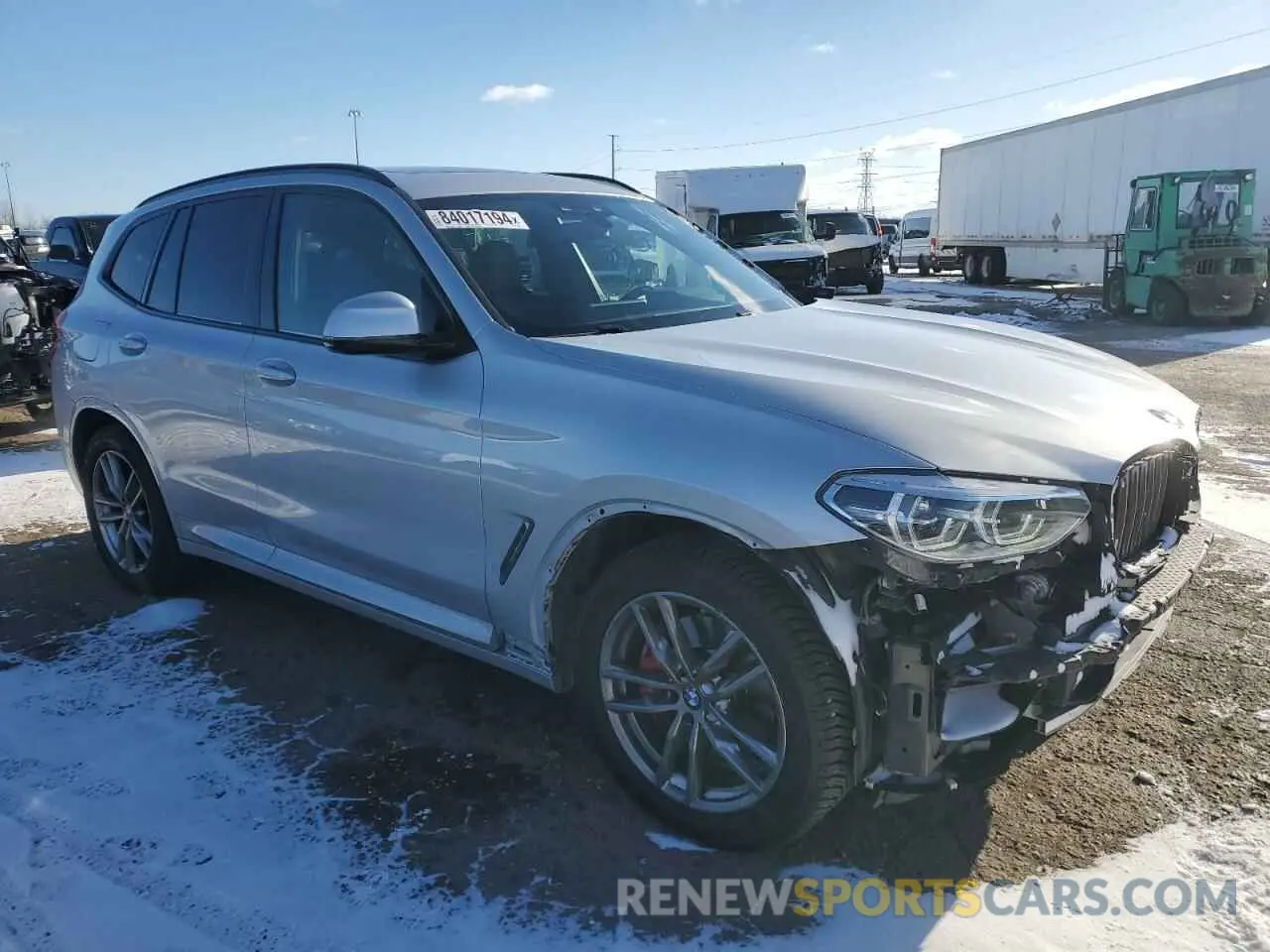 4 fotografías del automóvil dañado 5UXTY9C06M9G25835 BMW X3 2021