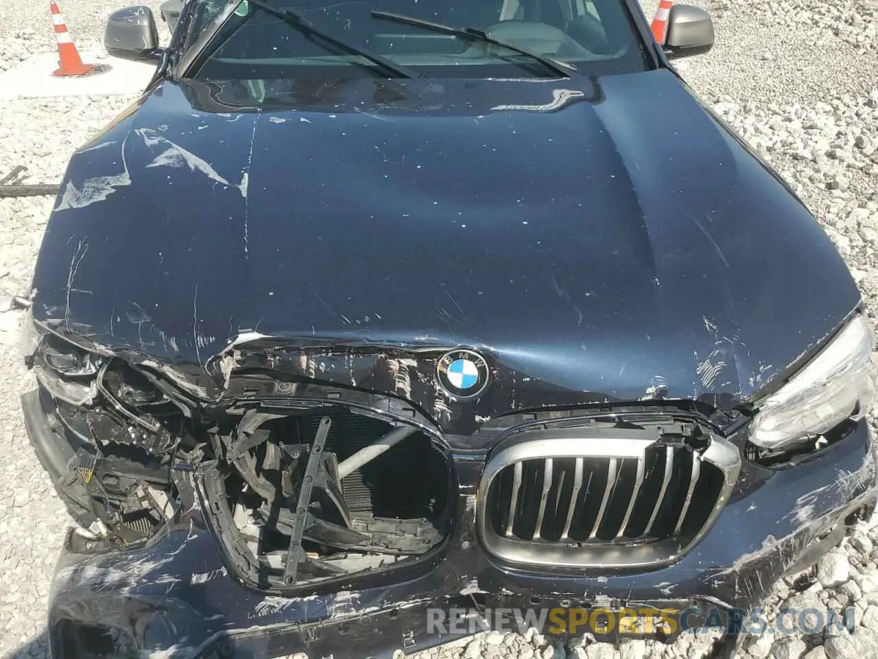 12 fotografías del automóvil dañado 5UXTY9C07M9E20928 BMW X3 2021