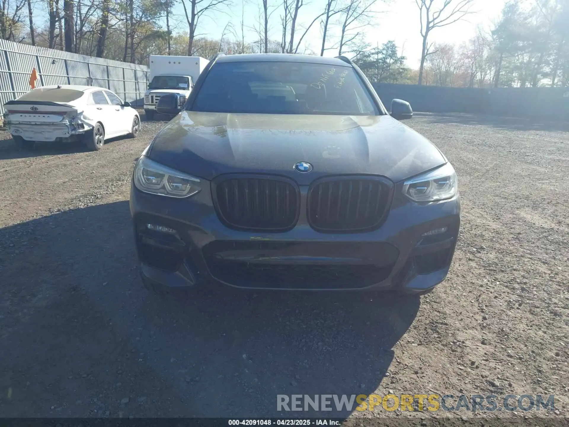 11 fotografías del automóvil dañado 5UXTY9C08M9H27895 BMW X3 2021