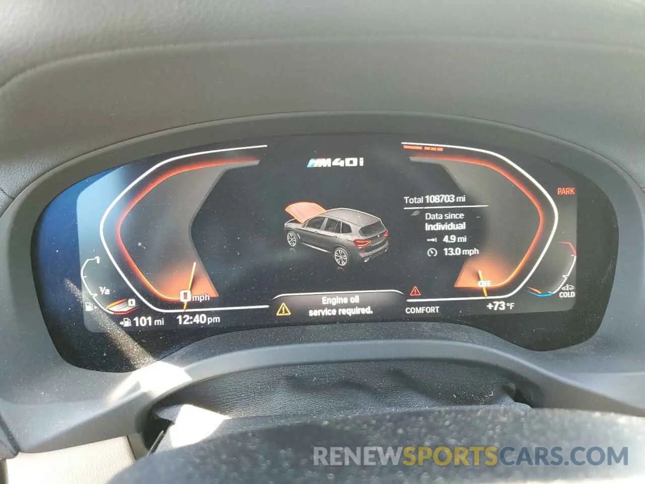 9 fotografías del automóvil dañado 5UXTY9C08M9H43918 BMW X3 2021