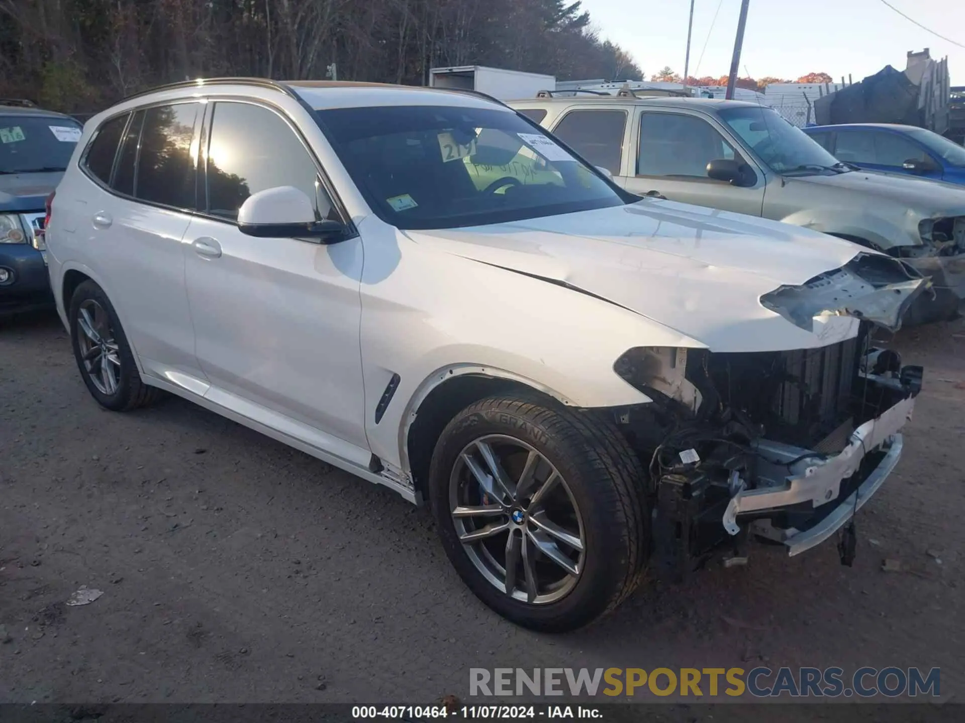 1 fotografías del automóvil dañado 5UXTY9C09M9F52251 BMW X3 2021
