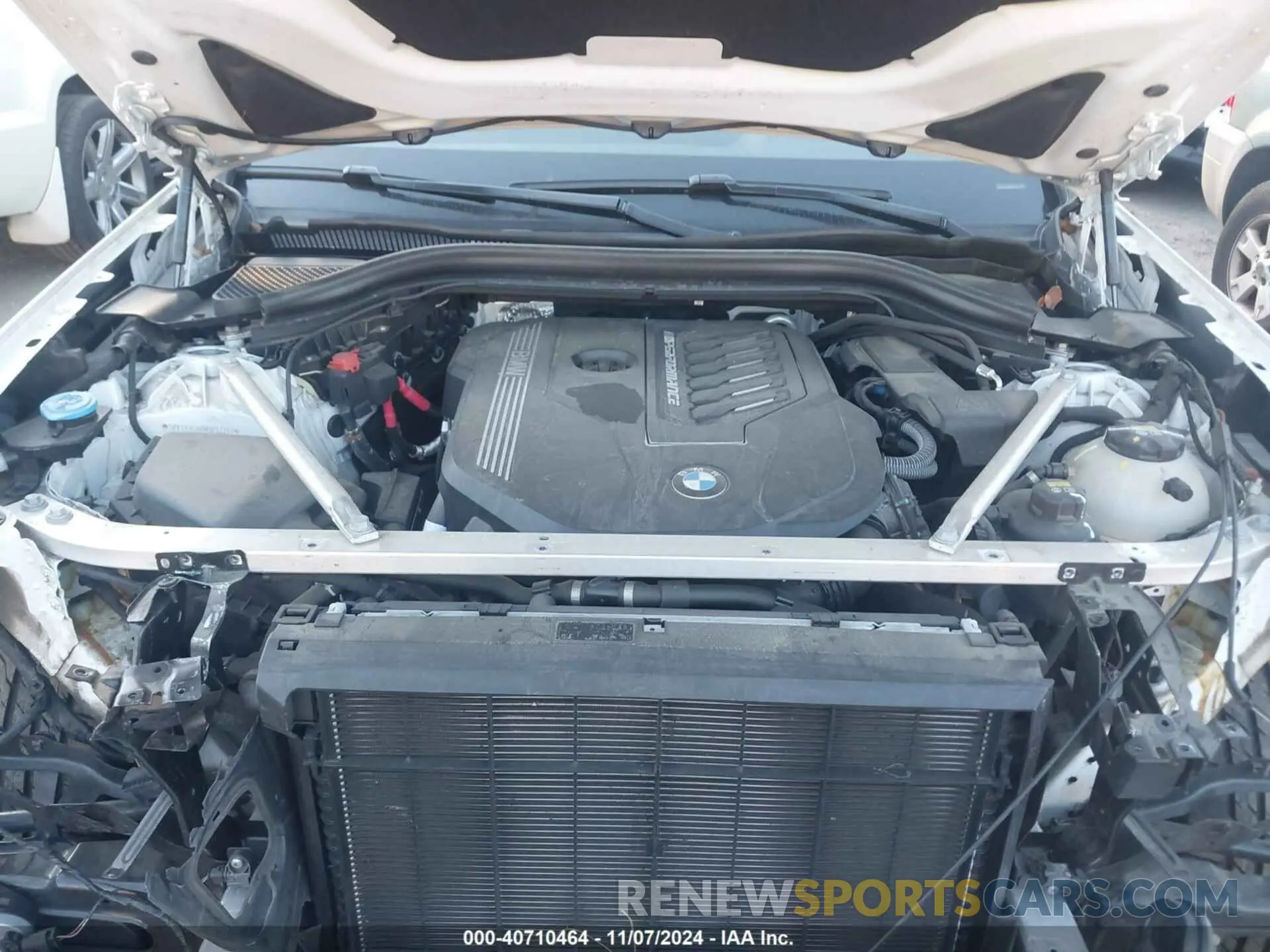 10 fotografías del automóvil dañado 5UXTY9C09M9F52251 BMW X3 2021