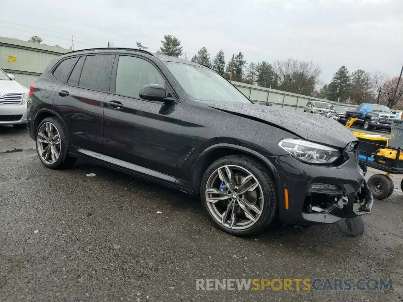 4 fotografías del automóvil dañado 5UXTY9C0XM9F93200 BMW X3 2021