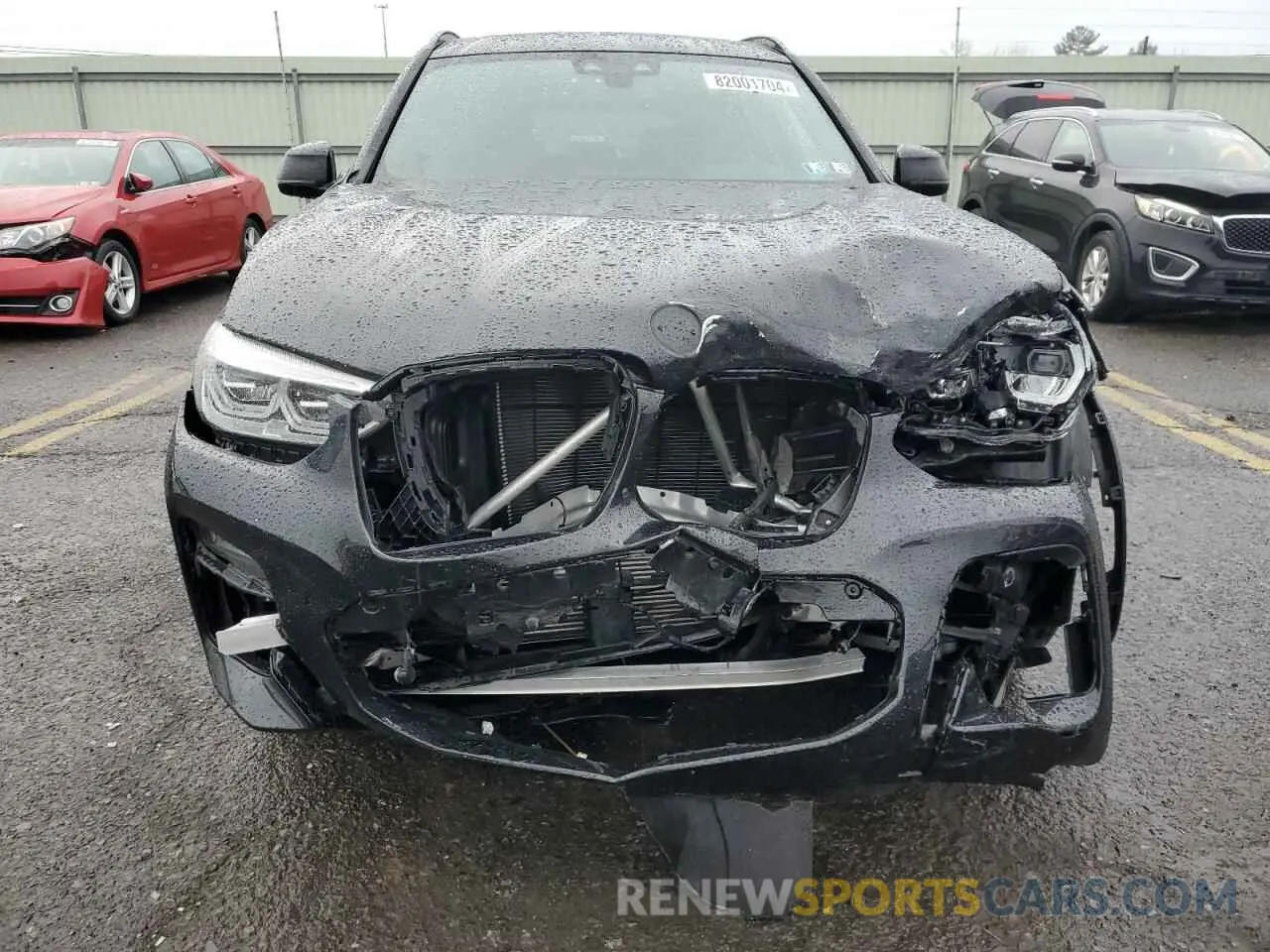 5 fotografías del automóvil dañado 5UXTY9C0XM9F93200 BMW X3 2021