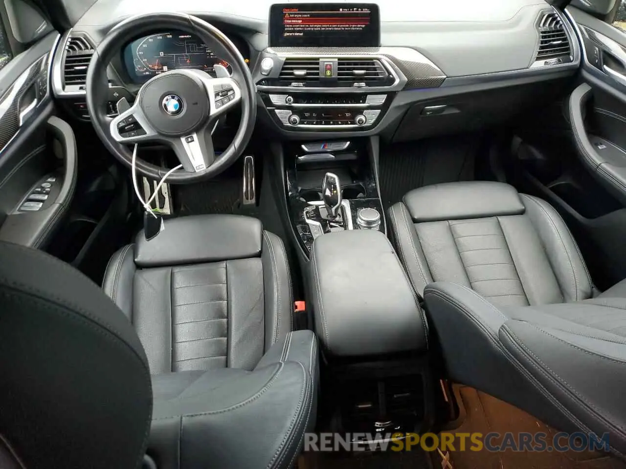 8 fotografías del automóvil dañado 5UXTY9C0XM9F93200 BMW X3 2021
