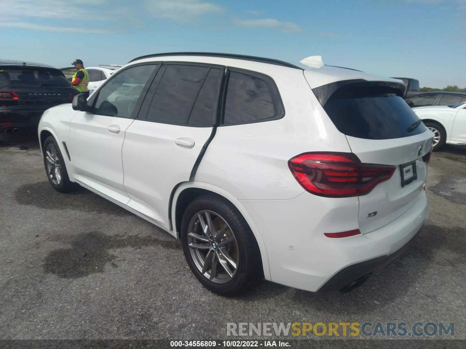 3 fotografías del automóvil dañado 5UXTY9C0XM9G88775 BMW X3 2021