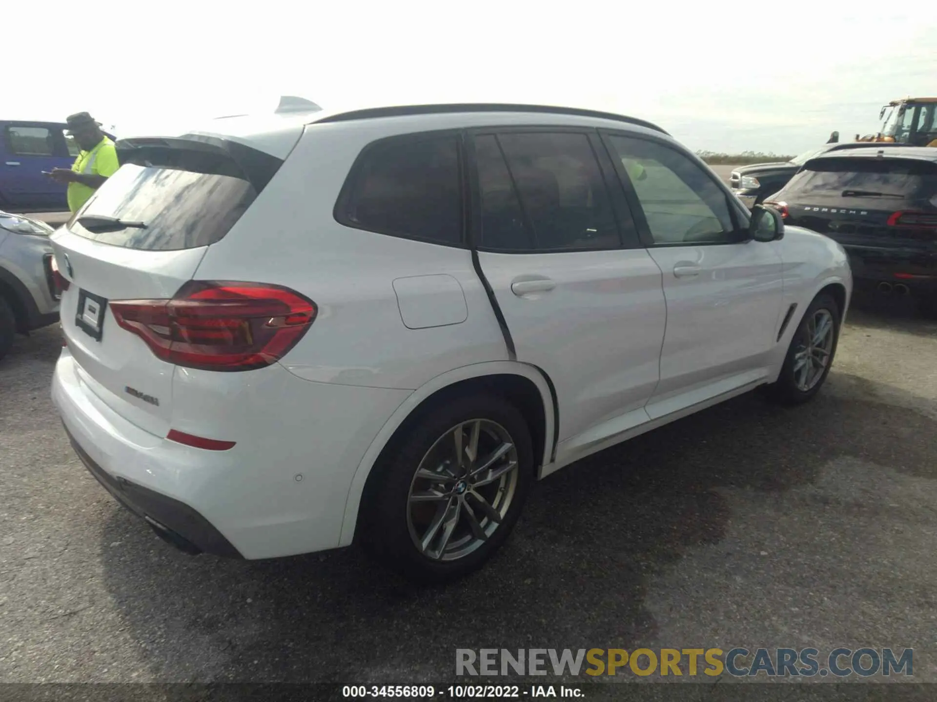 4 fotografías del automóvil dañado 5UXTY9C0XM9G88775 BMW X3 2021