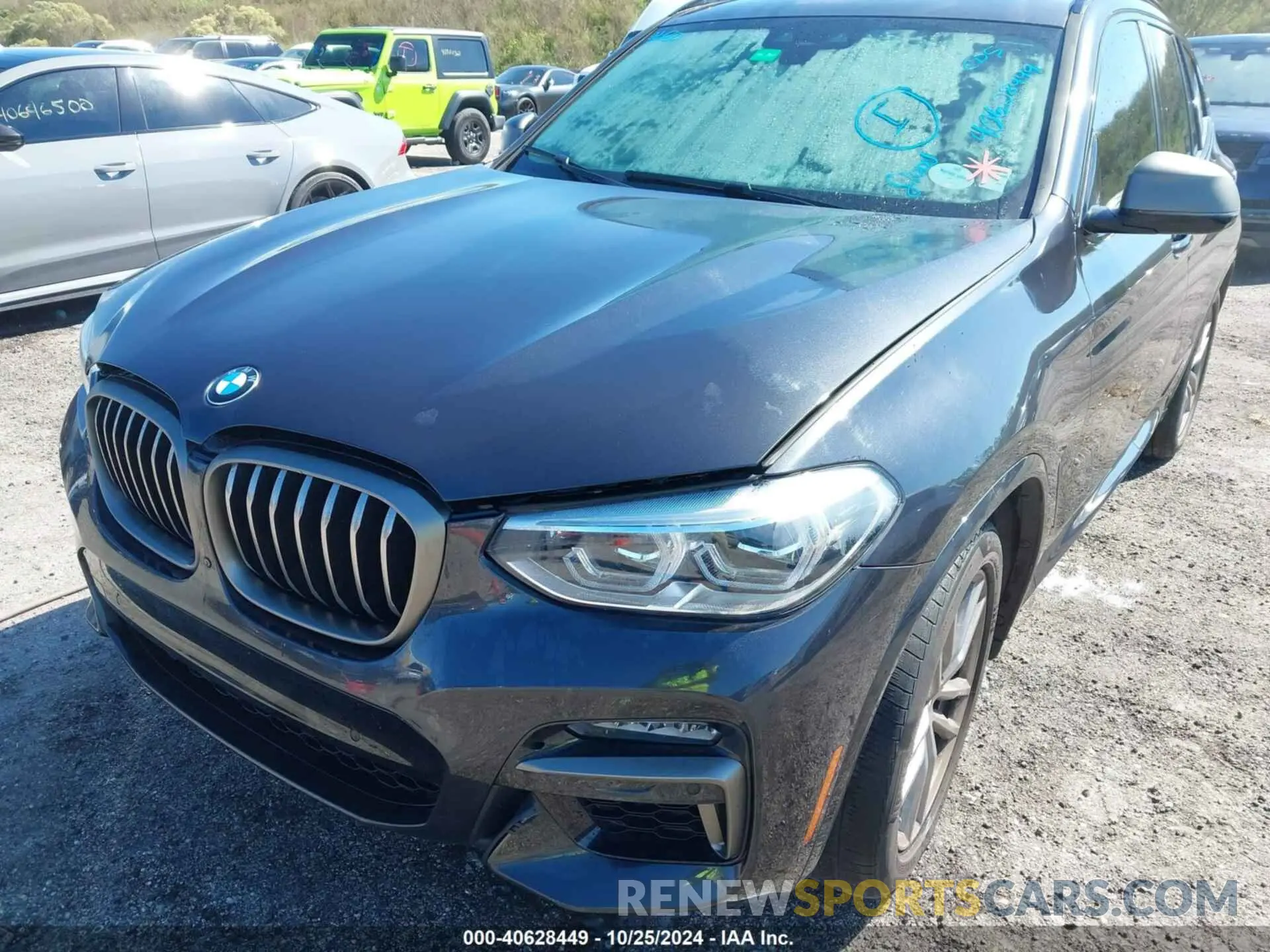 2 fotografías del automóvil dañado 5UXTY9C0XM9G91241 BMW X3 2021
