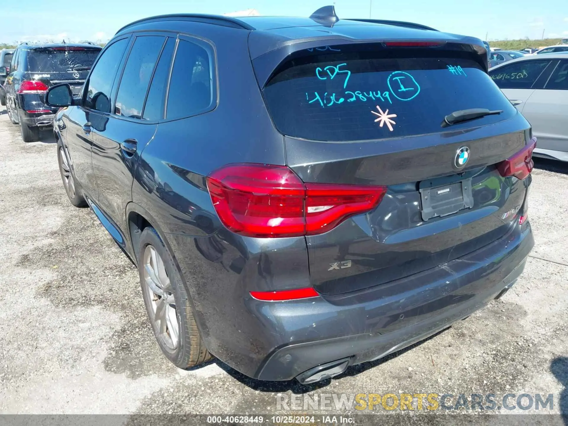 3 fotografías del automóvil dañado 5UXTY9C0XM9G91241 BMW X3 2021