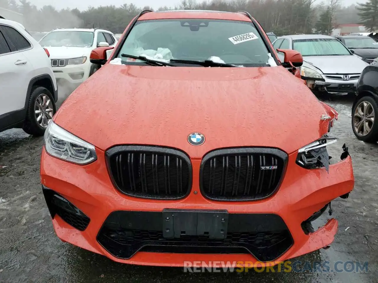 5 fotografías del automóvil dañado 5YMTS0C02M9G31637 BMW X3 2021