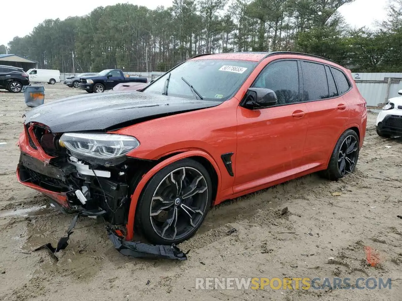 1 fotografías del automóvil dañado 5YMTS0C05M9H64439 BMW X3 2021
