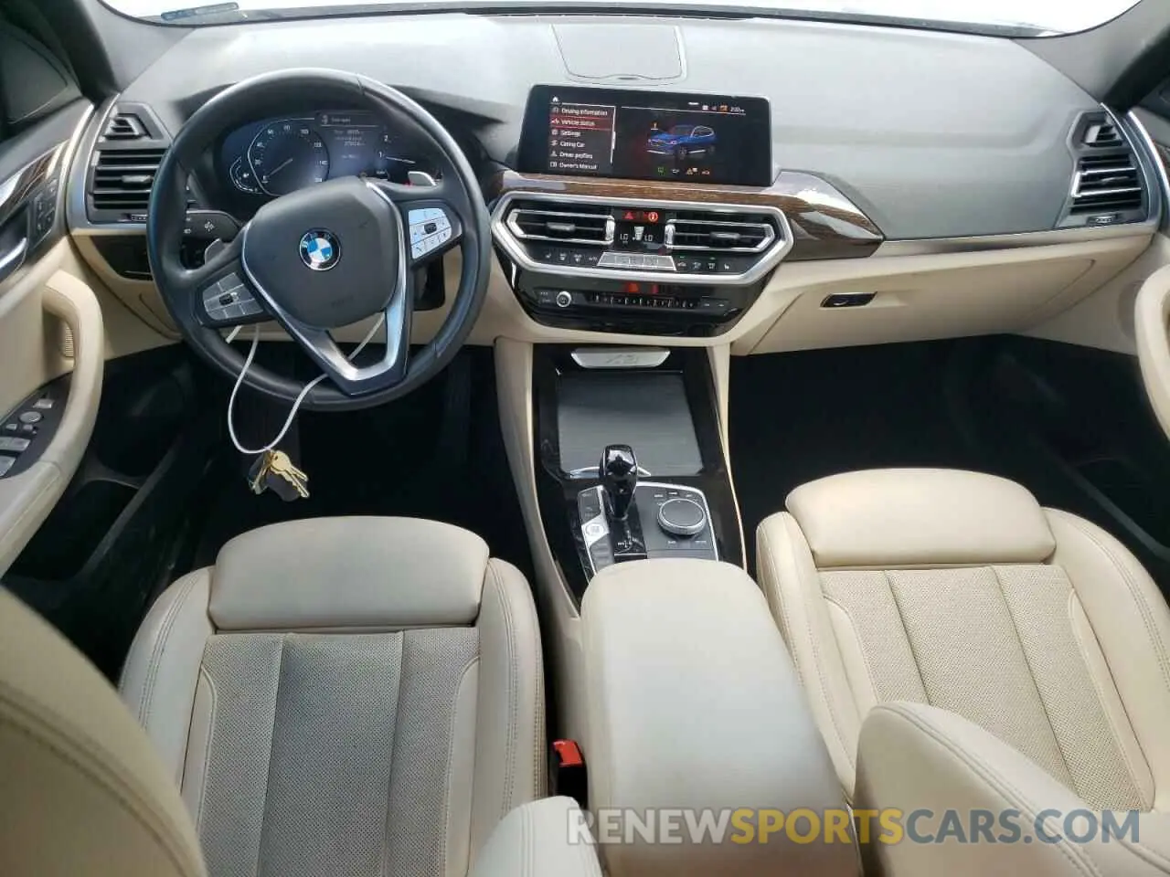 8 fotografías del automóvil dañado 5UX43DP00N9K82664 BMW X3 2022
