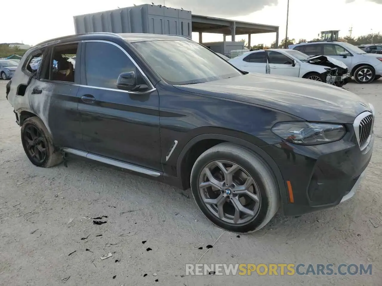 4 fotografías del automóvil dañado 5UX43DP00N9M21000 BMW X3 2022