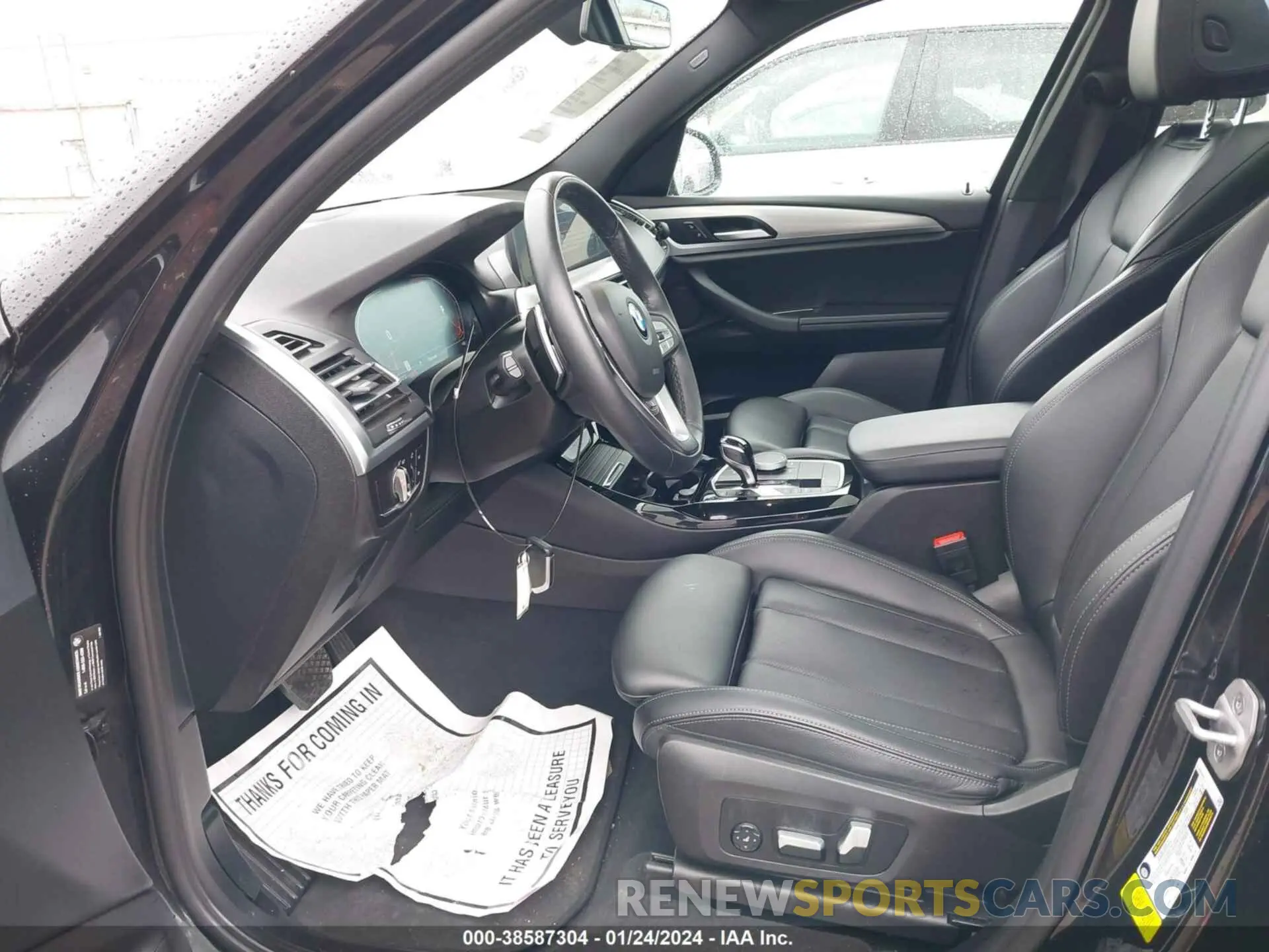 5 fotografías del automóvil dañado 5UX43DP00N9N29178 BMW X3 2022