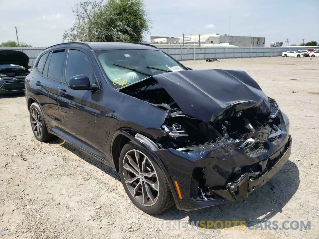 1 fotografías del automóvil dañado 5UX43DP01N9J62050 BMW X3 2022