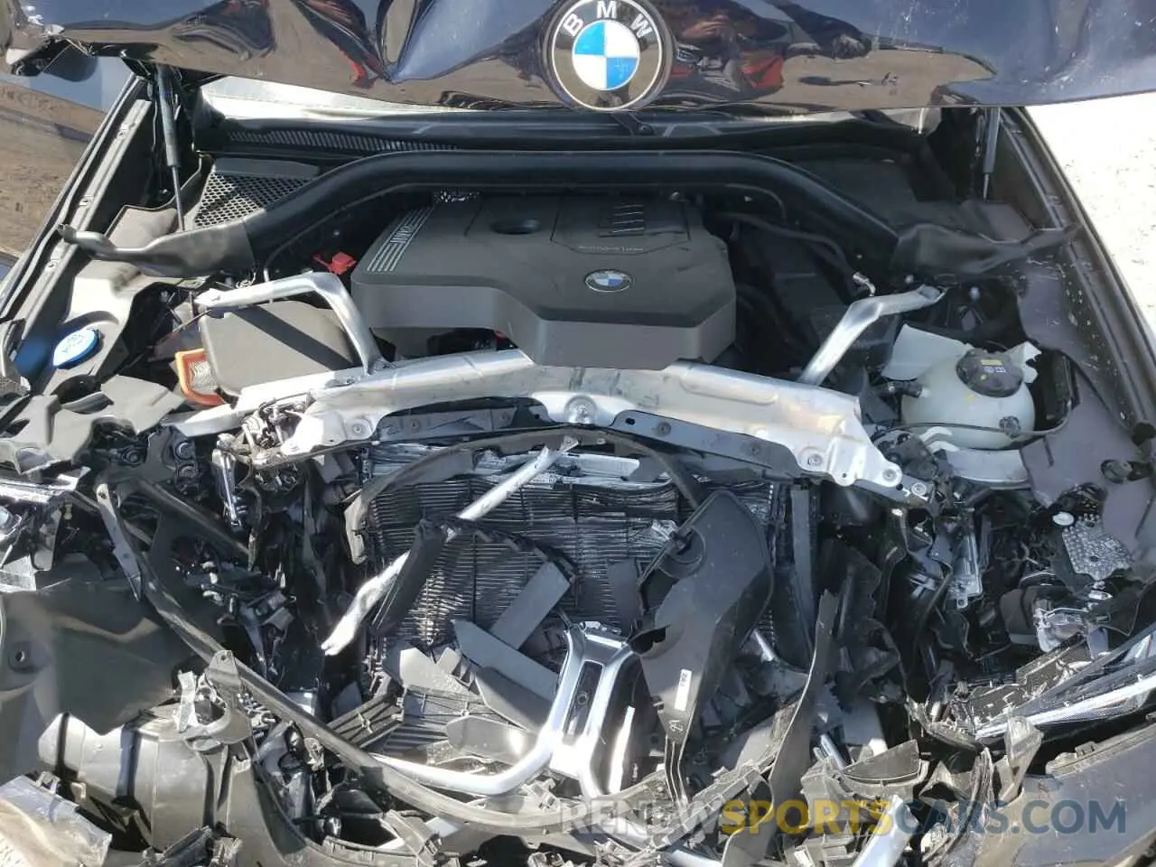 7 fotografías del automóvil dañado 5UX43DP01N9J62050 BMW X3 2022