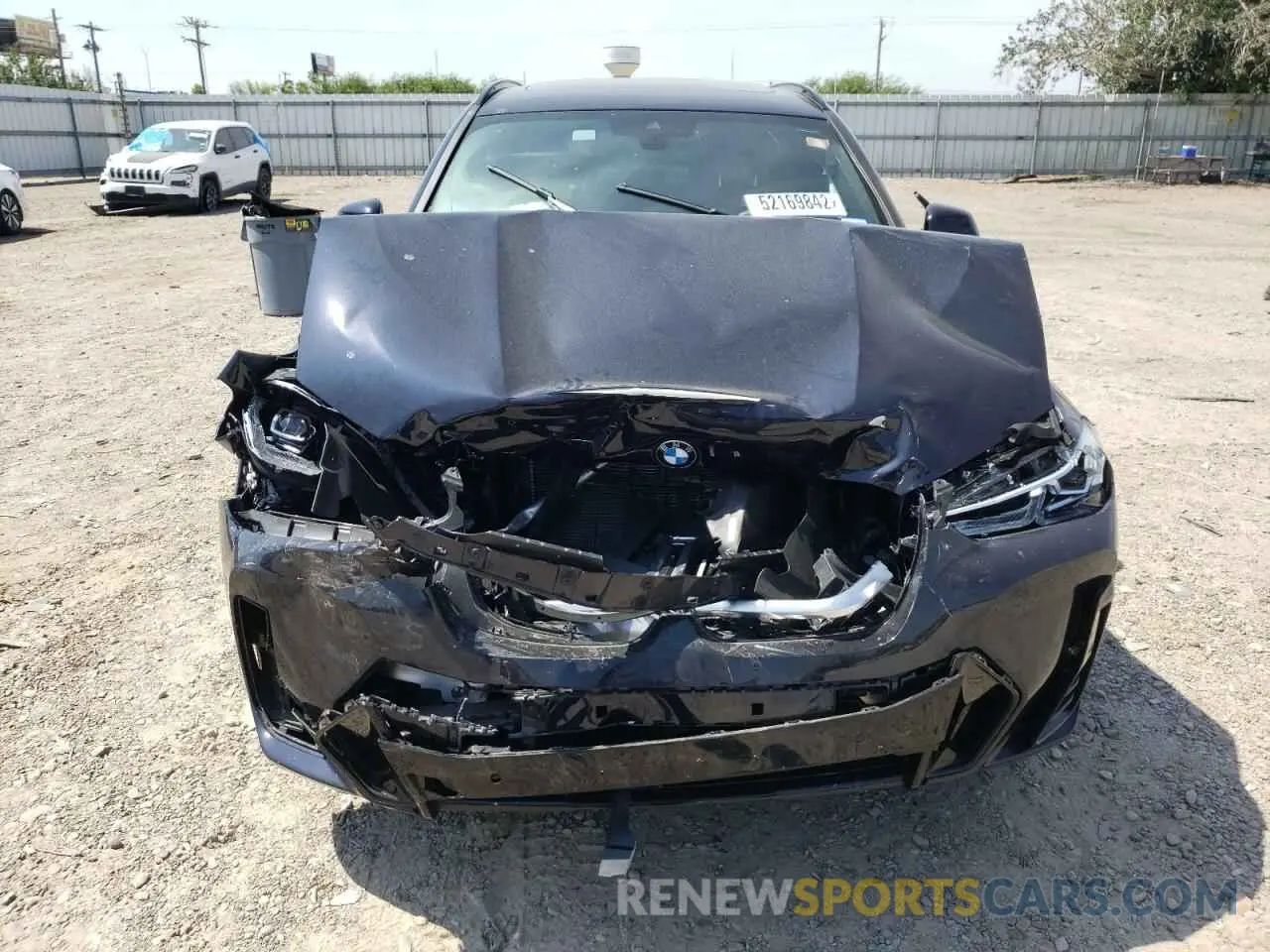 9 fotografías del automóvil dañado 5UX43DP01N9J62050 BMW X3 2022