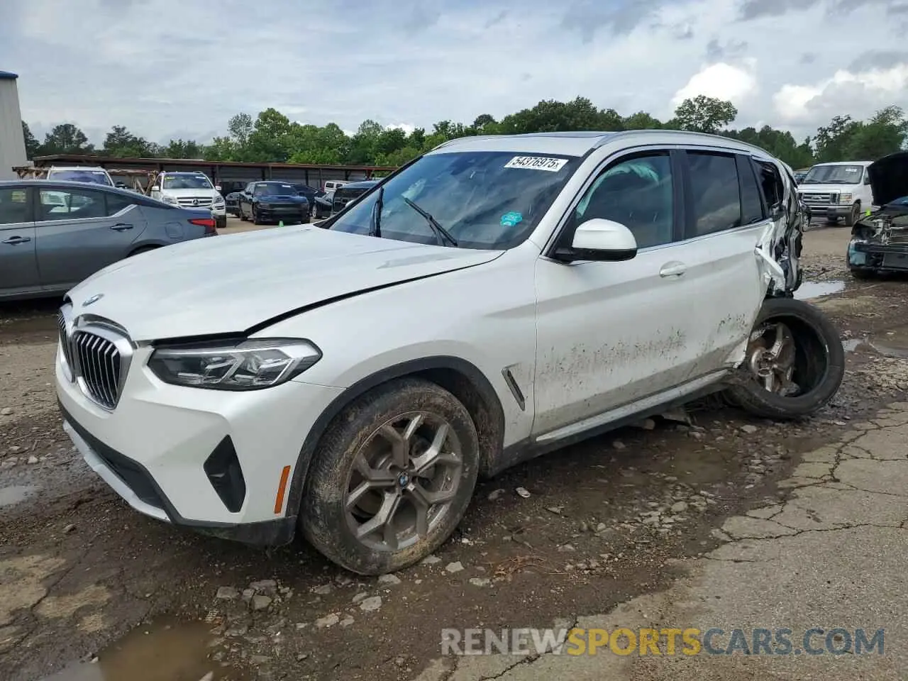 1 fotografías del automóvil dañado 5UX43DP01N9M92660 BMW X3 2022