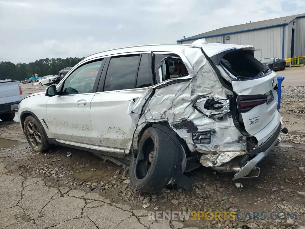2 fotografías del automóvil dañado 5UX43DP01N9M92660 BMW X3 2022