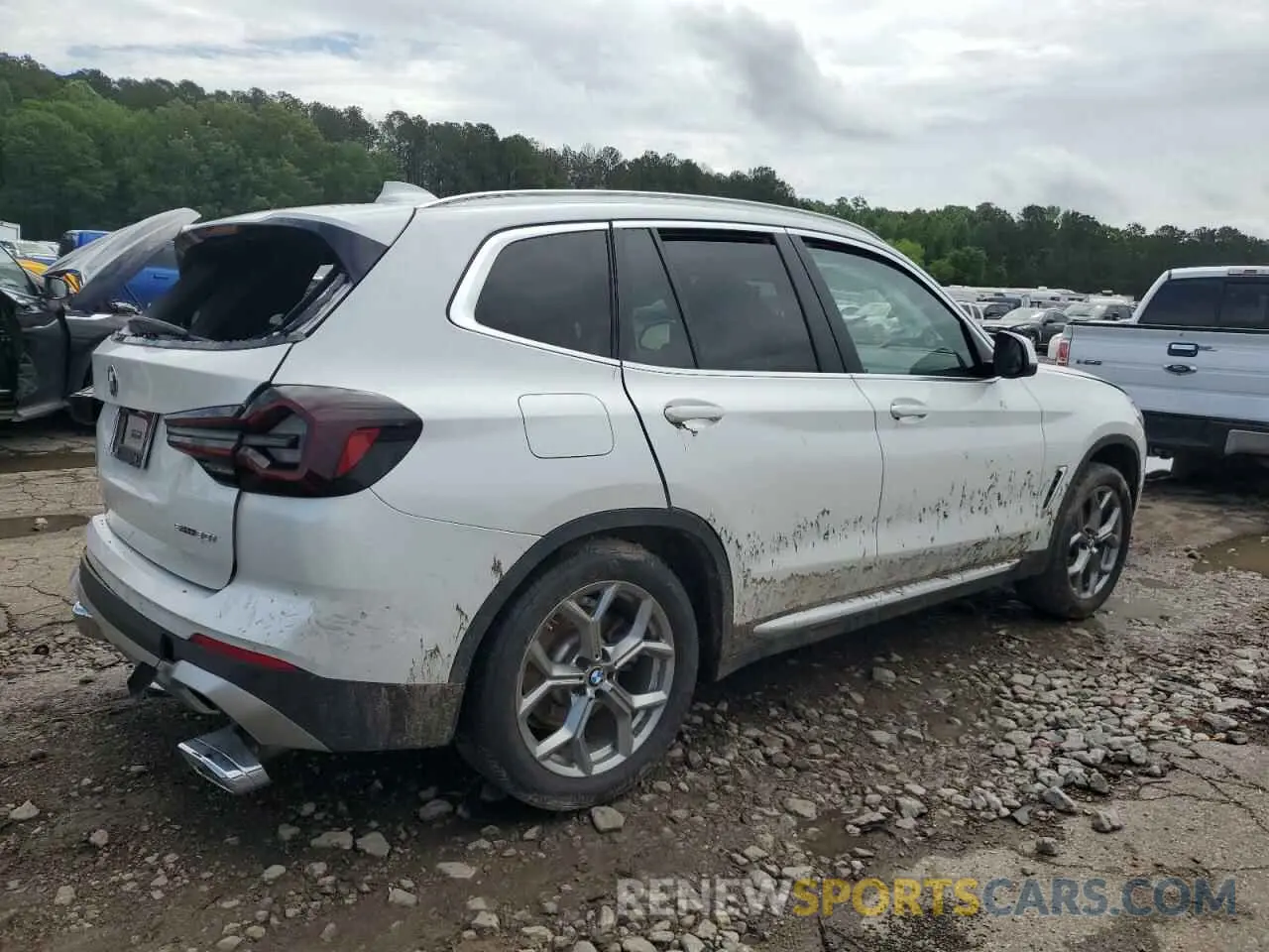 3 fotografías del automóvil dañado 5UX43DP01N9M92660 BMW X3 2022