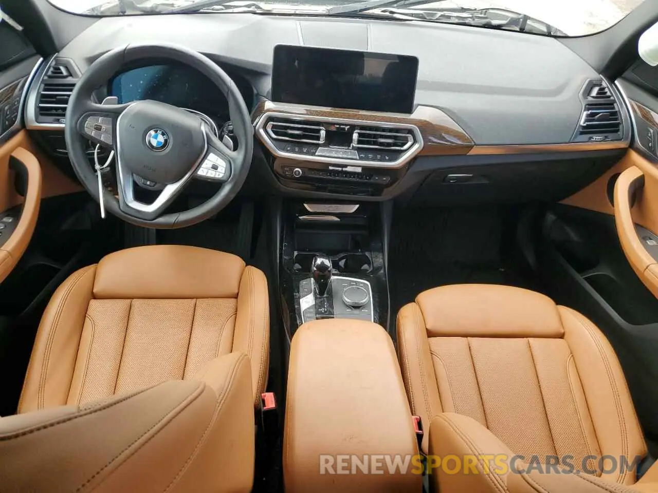 8 fotografías del automóvil dañado 5UX43DP01N9M92660 BMW X3 2022