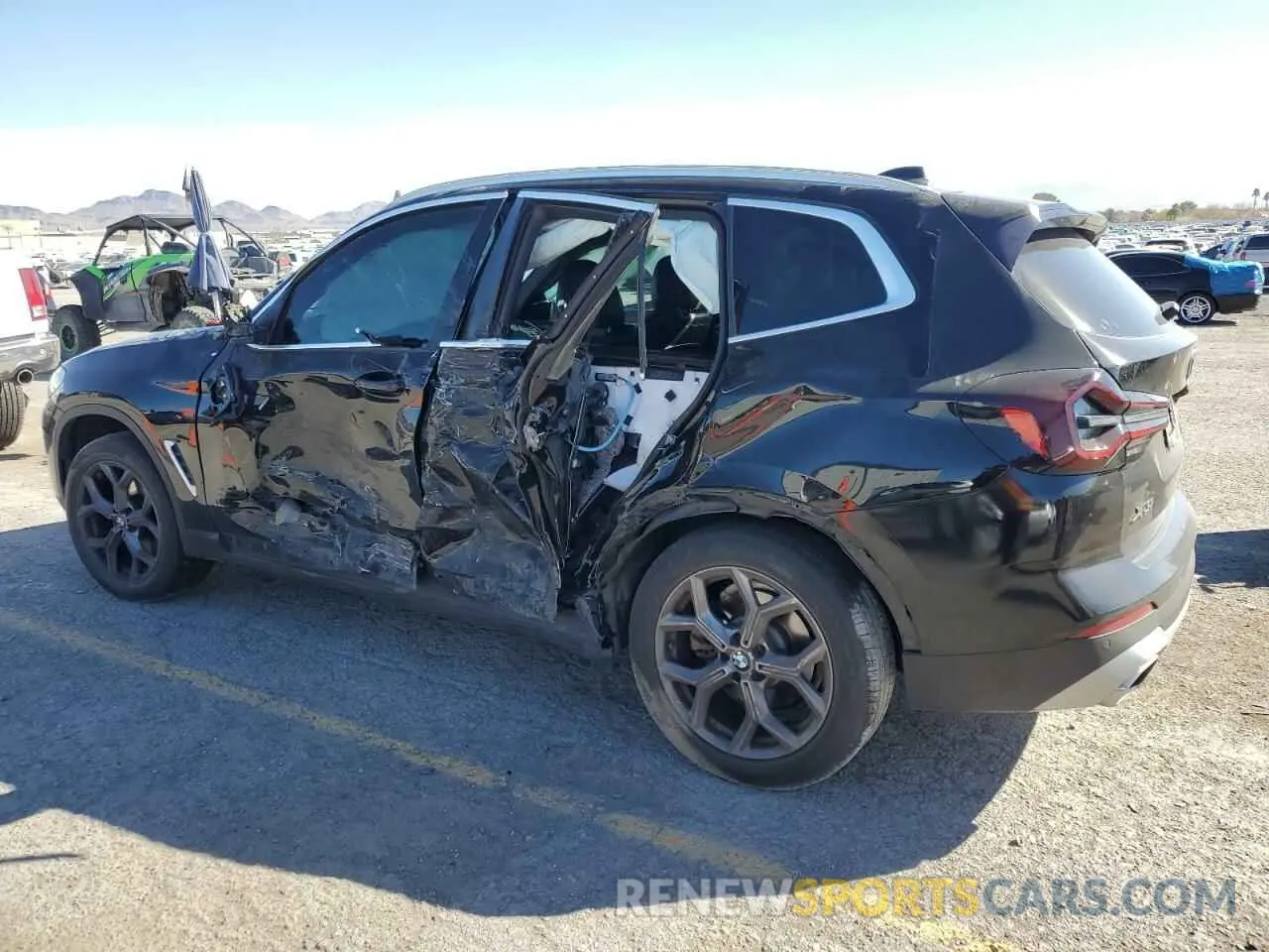 2 fotografías del automóvil dañado 5UX43DP02N9K08016 BMW X3 2022