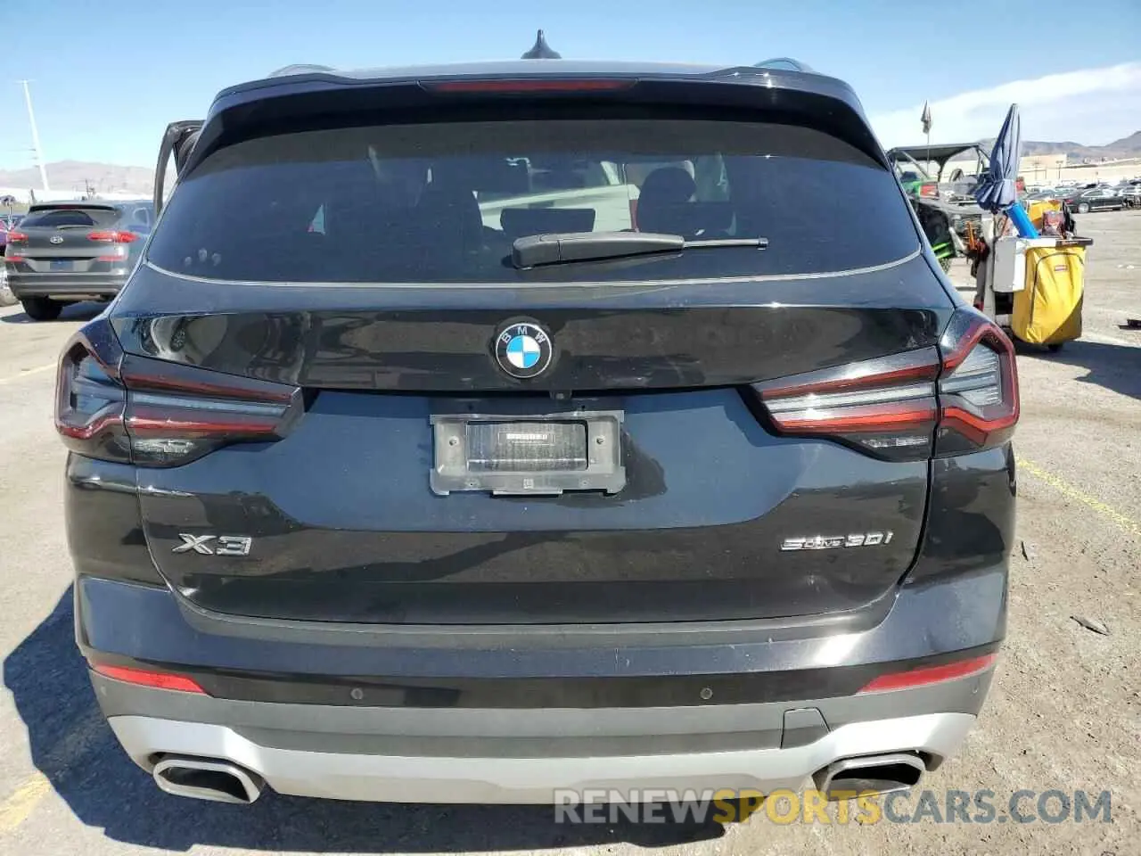 6 fotografías del automóvil dañado 5UX43DP02N9K08016 BMW X3 2022