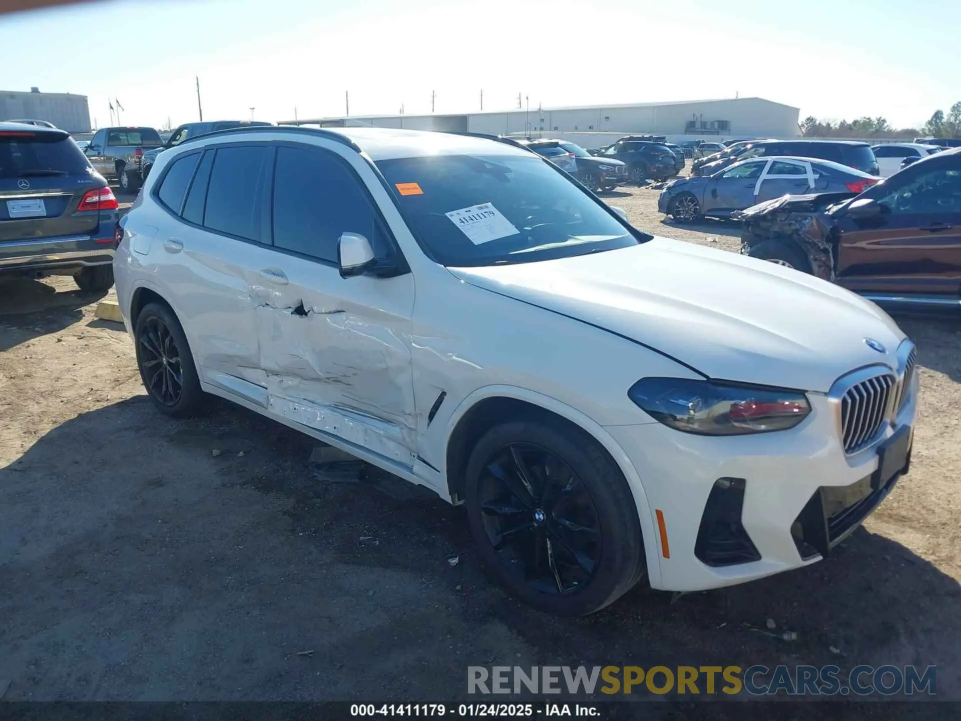1 fotografías del automóvil dañado 5UX43DP02N9K59337 BMW X3 2022