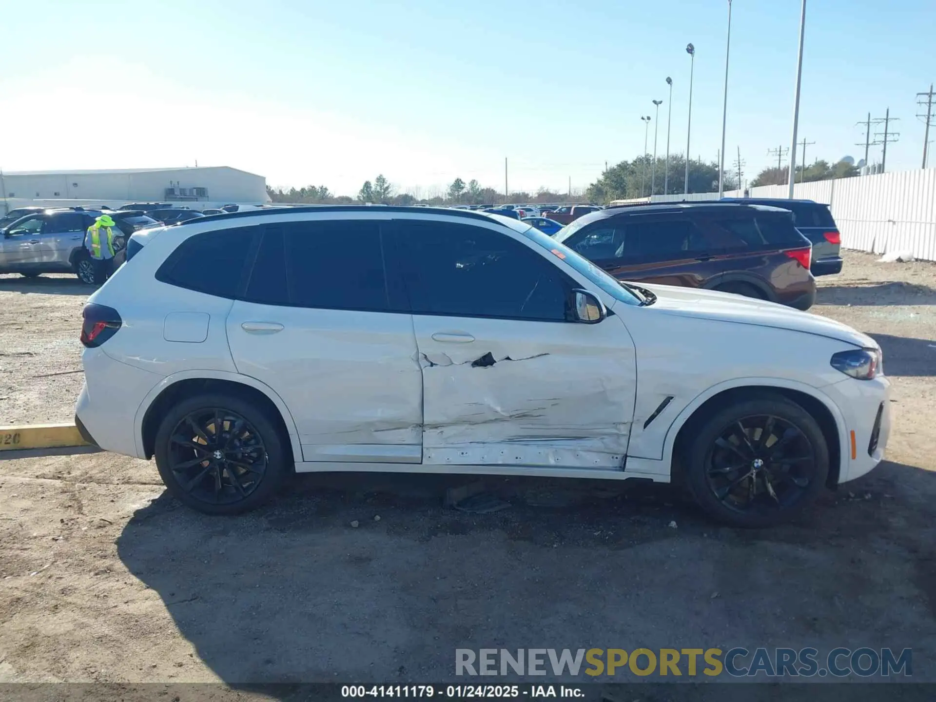 13 fotografías del automóvil dañado 5UX43DP02N9K59337 BMW X3 2022