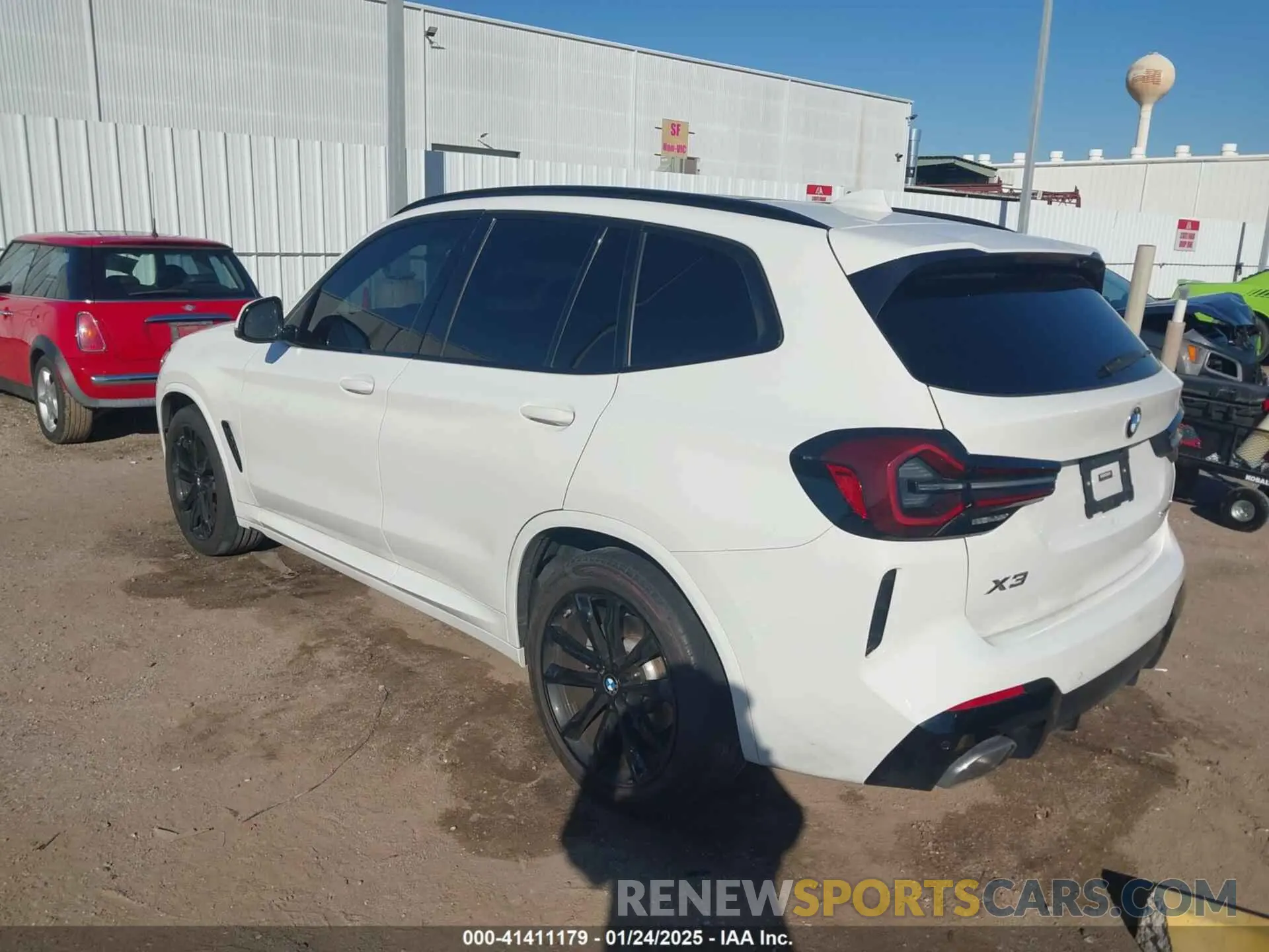 3 fotografías del automóvil dañado 5UX43DP02N9K59337 BMW X3 2022