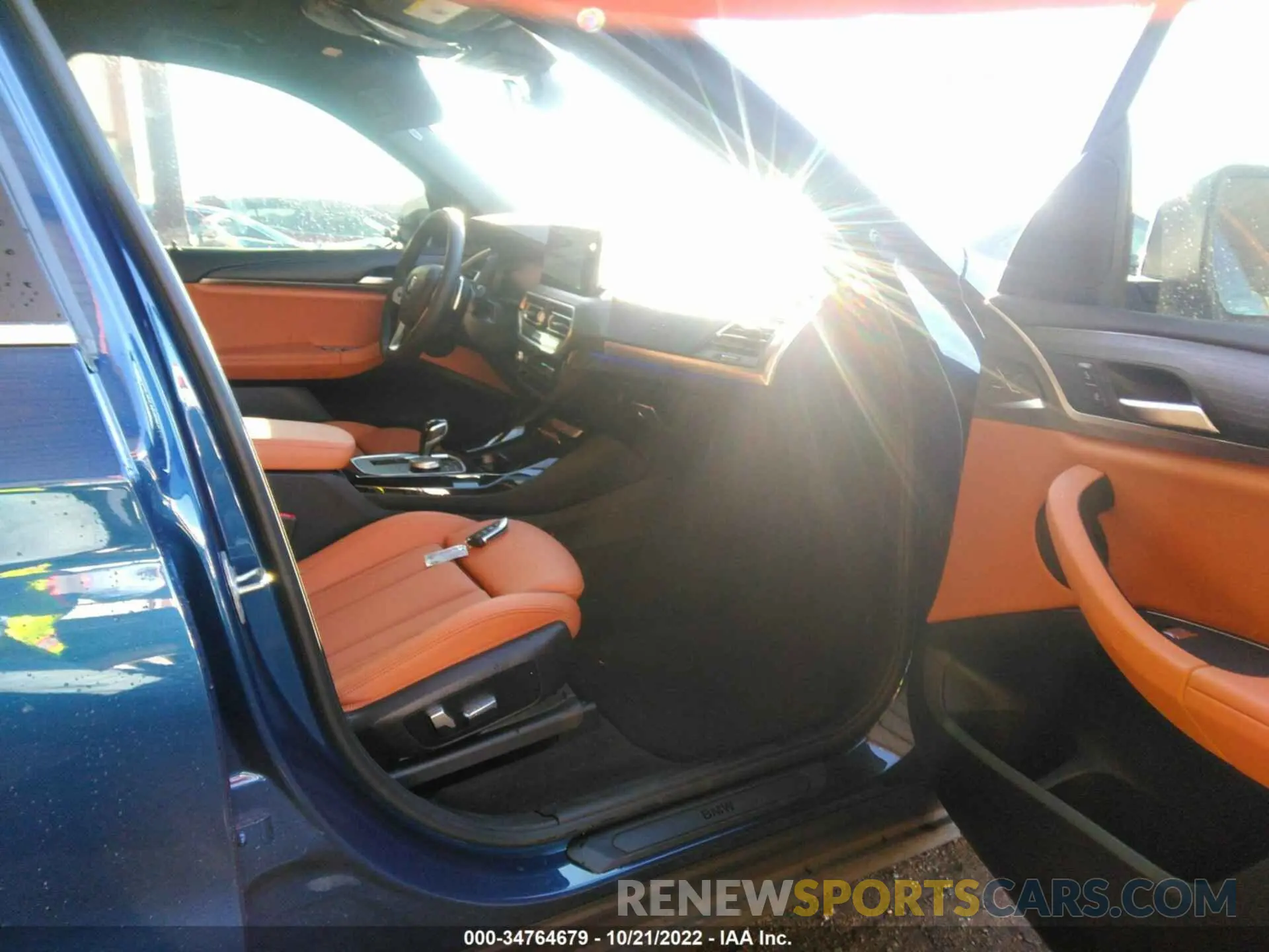 5 fotografías del automóvil dañado 5UX43DP02N9N29392 BMW X3 2022