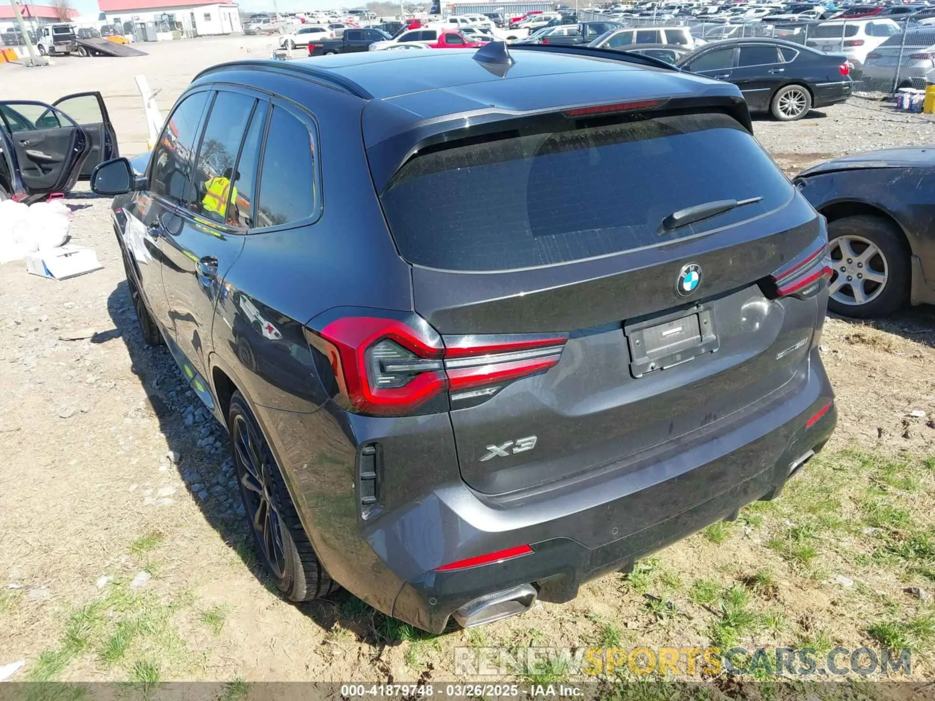 3 fotografías del automóvil dañado 5UX43DP03N9L02180 BMW X3 2022