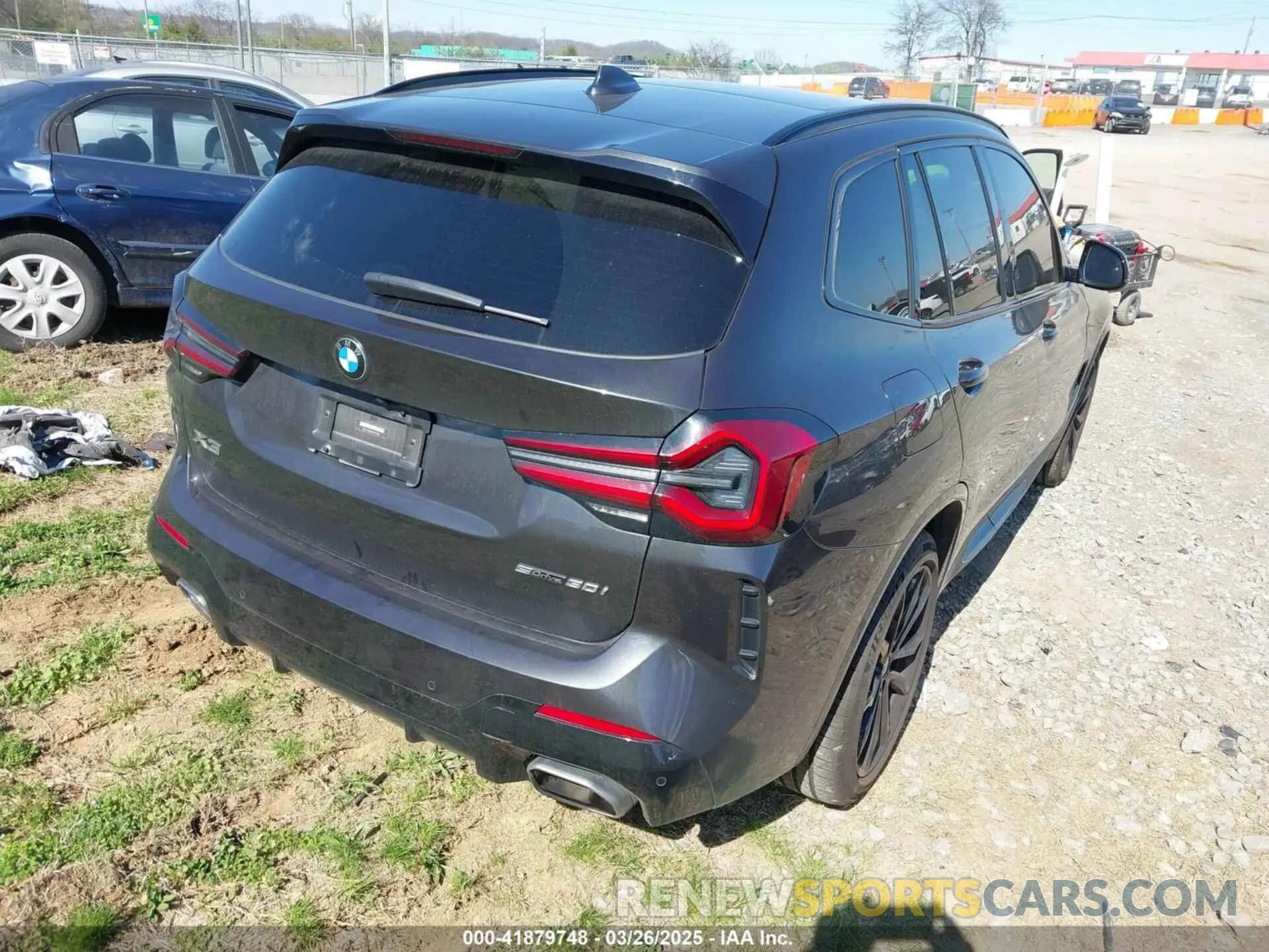 4 fotografías del automóvil dañado 5UX43DP03N9L02180 BMW X3 2022