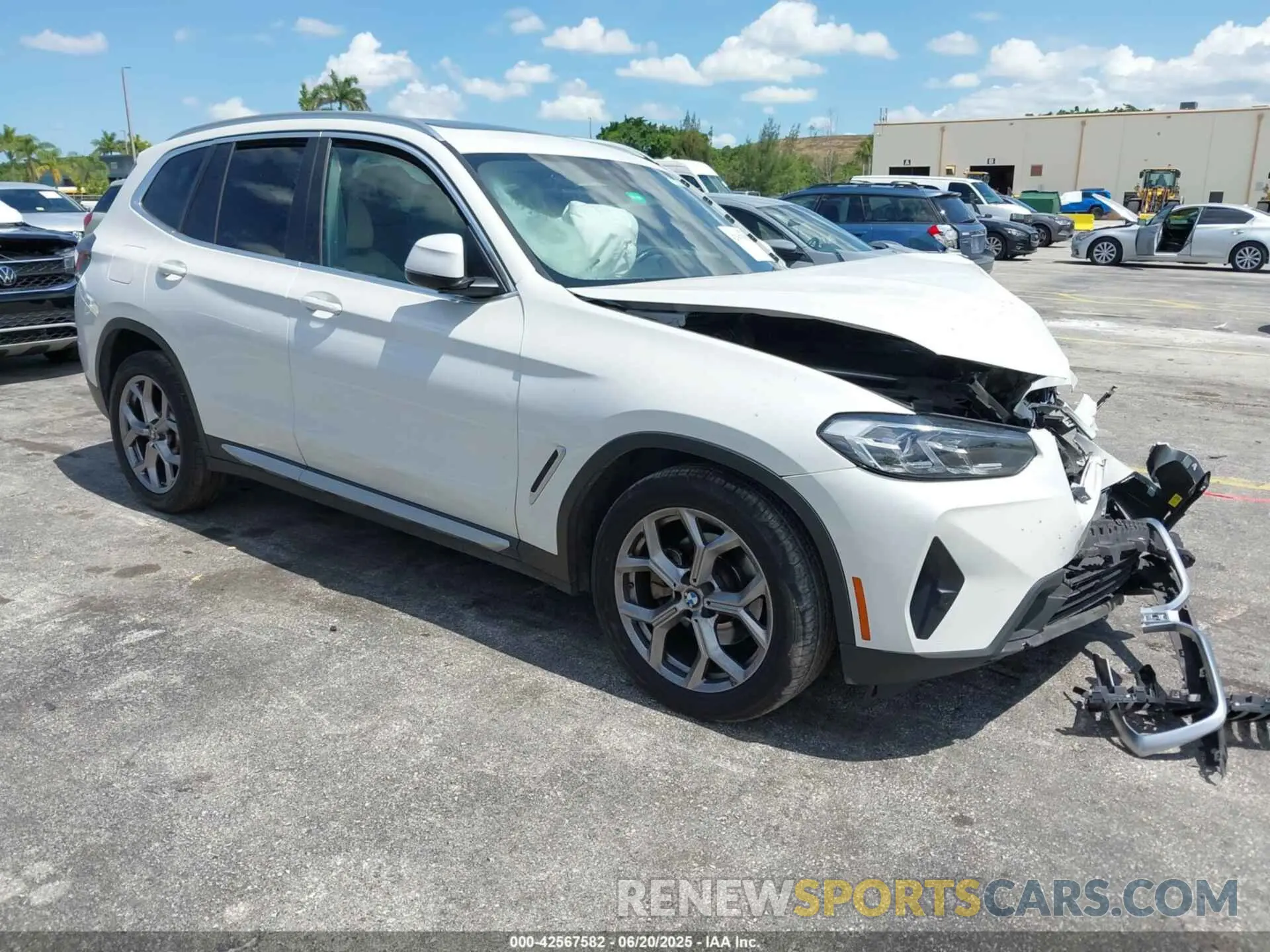 1 fotografías del automóvil dañado 5UX43DP03N9L39942 BMW X3 2022