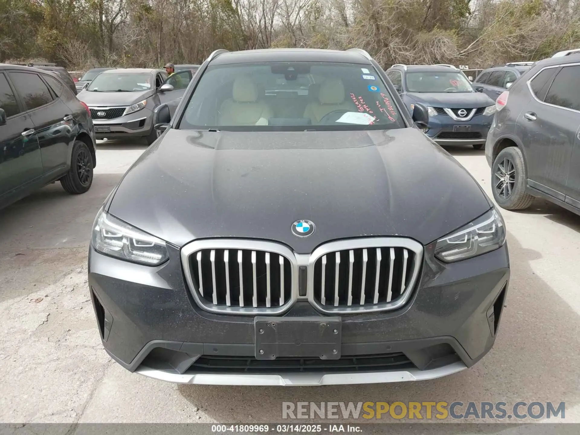 11 fotografías del automóvil dañado 5UX43DP03N9M46716 BMW X3 2022