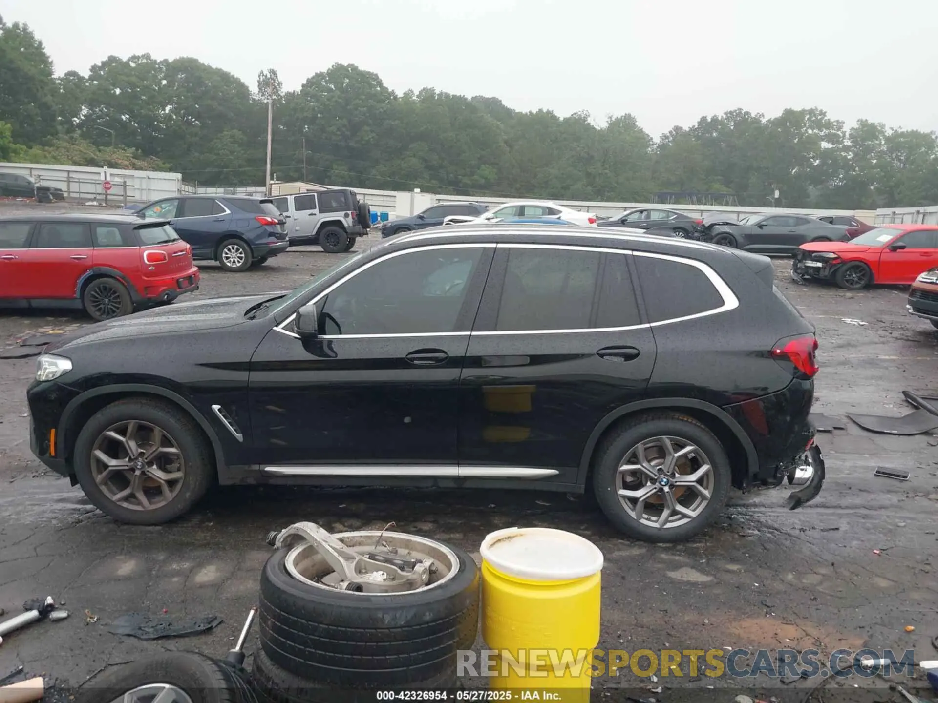 14 fotografías del automóvil dañado 5UX43DP04N9J81322 BMW X3 2022