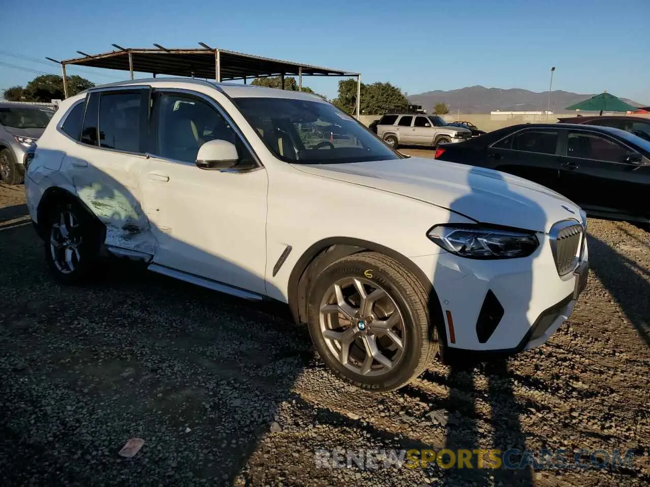 4 fotografías del automóvil dañado 5UX43DP04N9K11807 BMW X3 2022