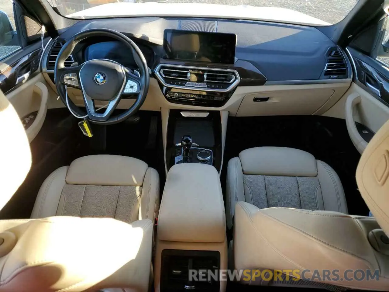8 fotografías del automóvil dañado 5UX43DP04N9K11807 BMW X3 2022