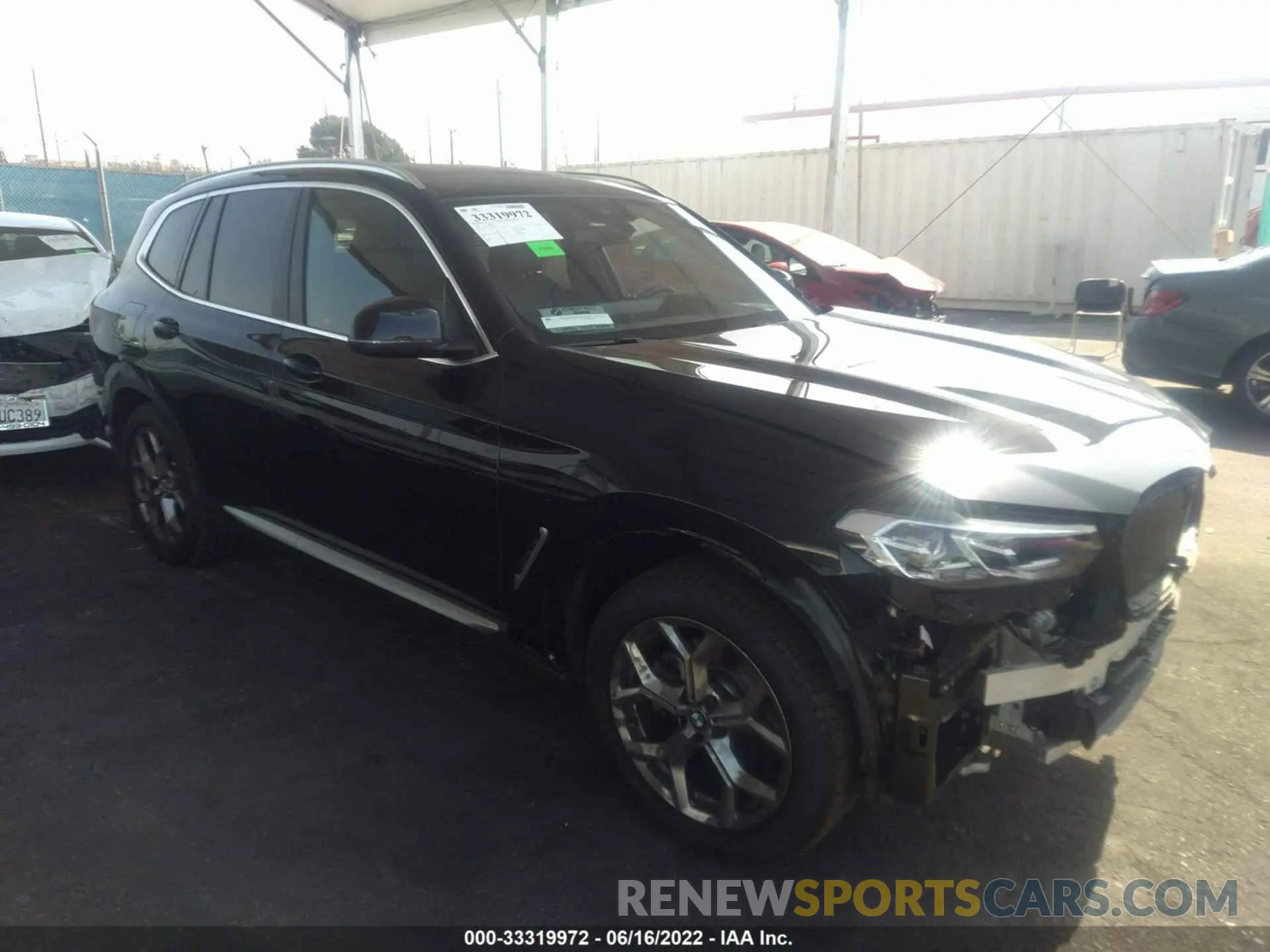 1 fotografías del automóvil dañado 5UX43DP04N9L08991 BMW X3 2022