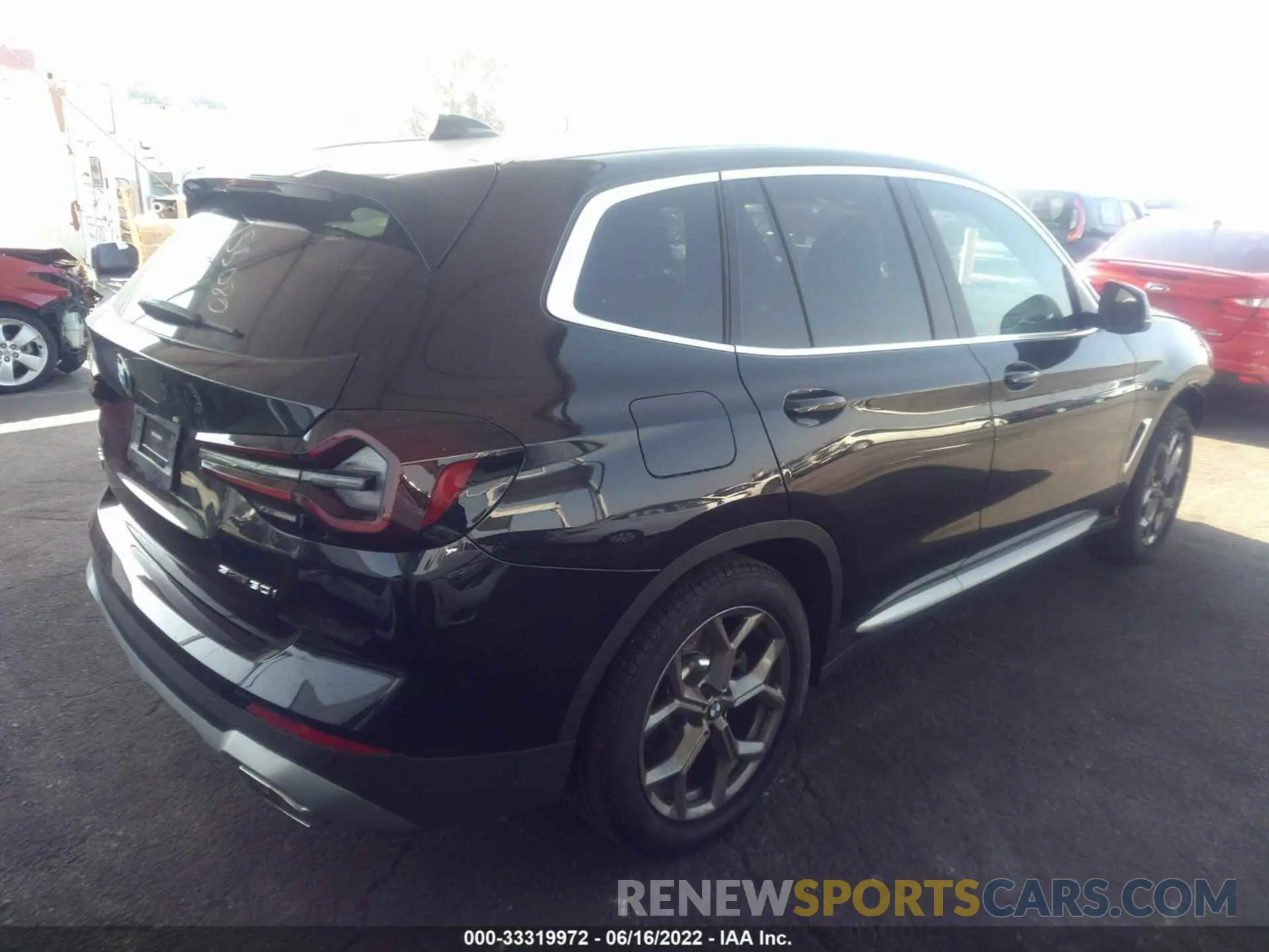 4 fotografías del automóvil dañado 5UX43DP04N9L08991 BMW X3 2022